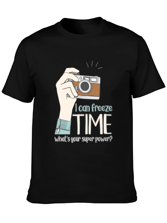I Can Freeze Time T-Shirt - Photography Superpower