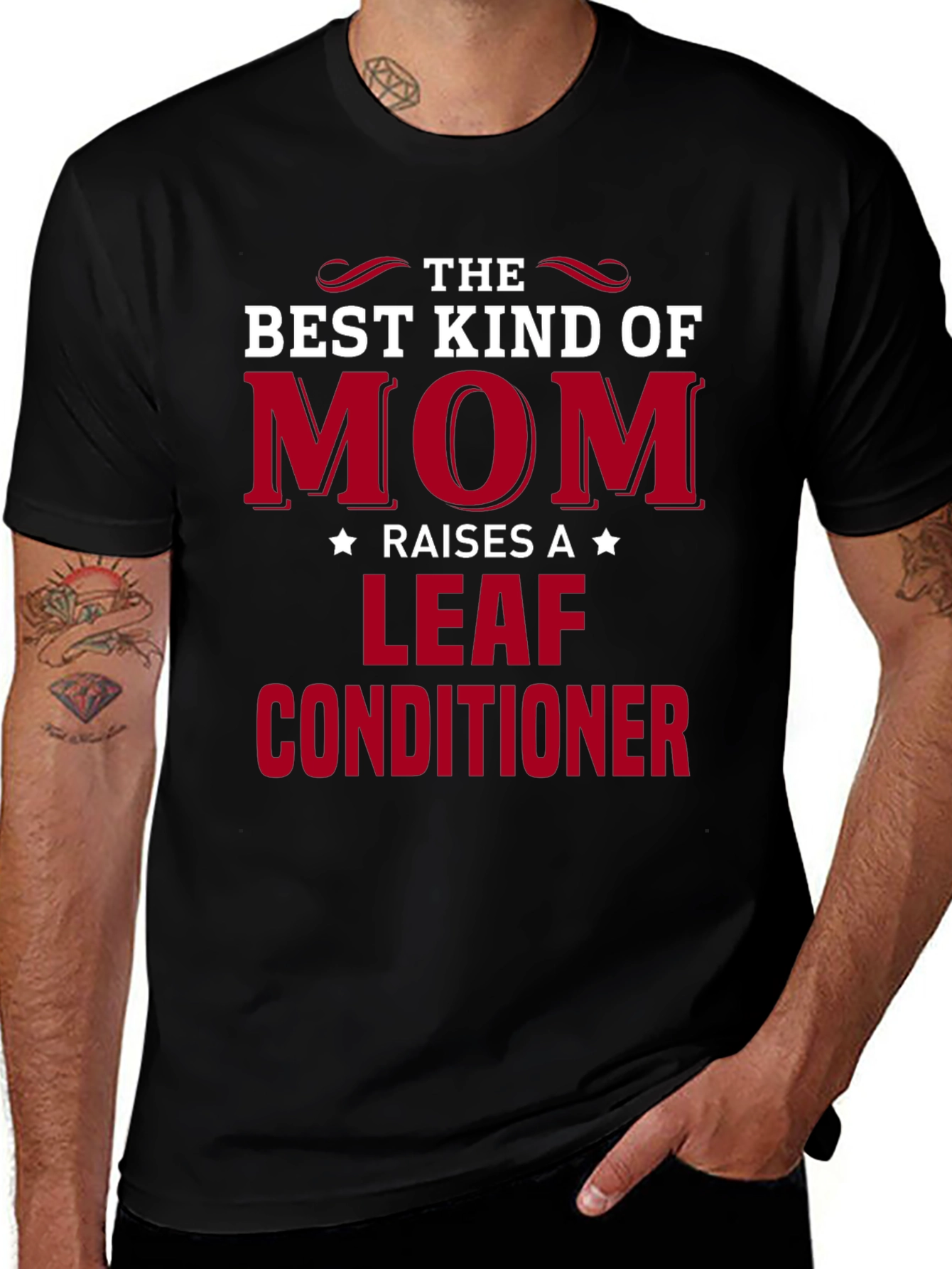 Funny Leaf Conditioner Mom T-Shirt