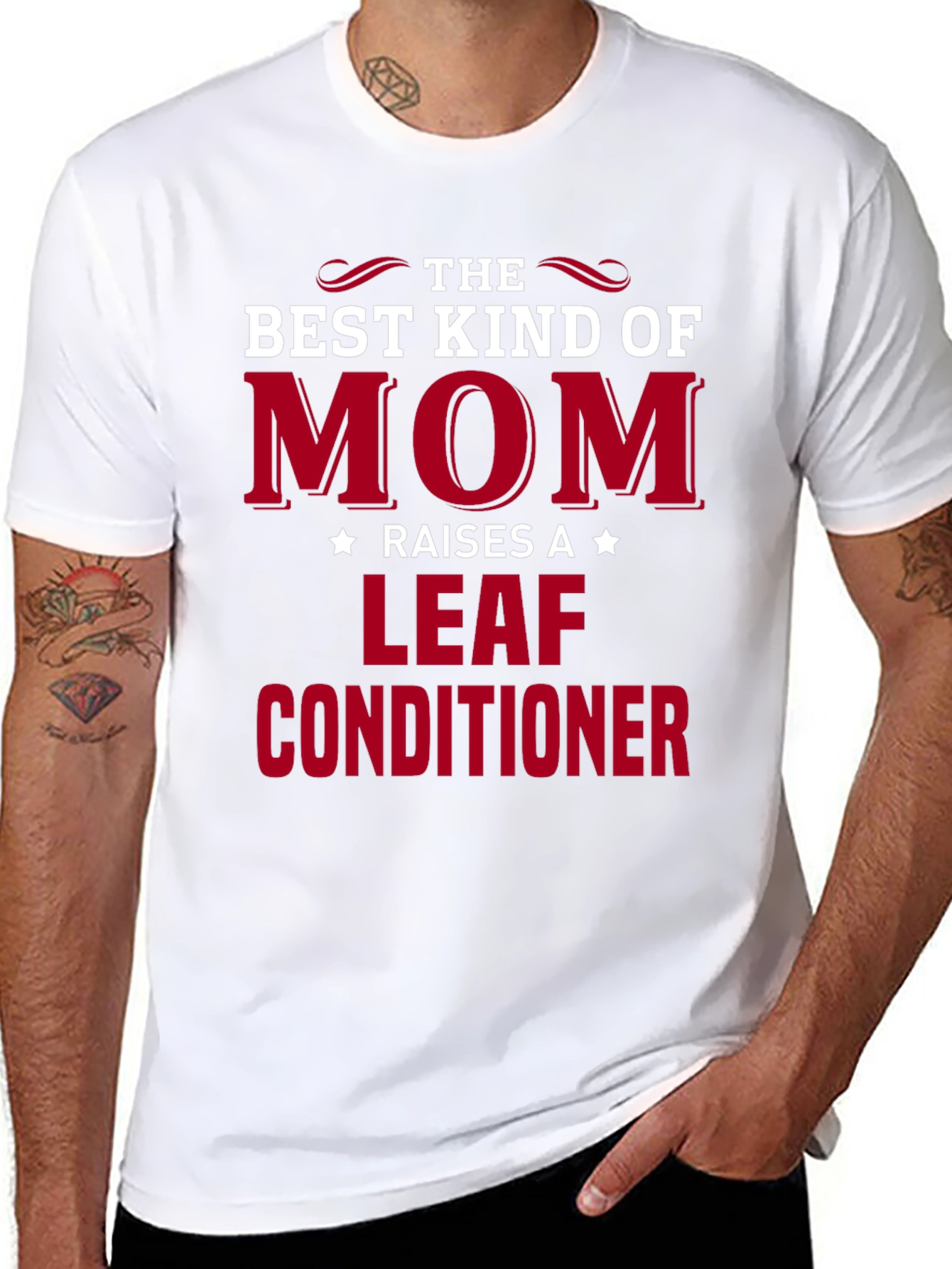 Funny Leaf Conditioner Mom T-Shirt