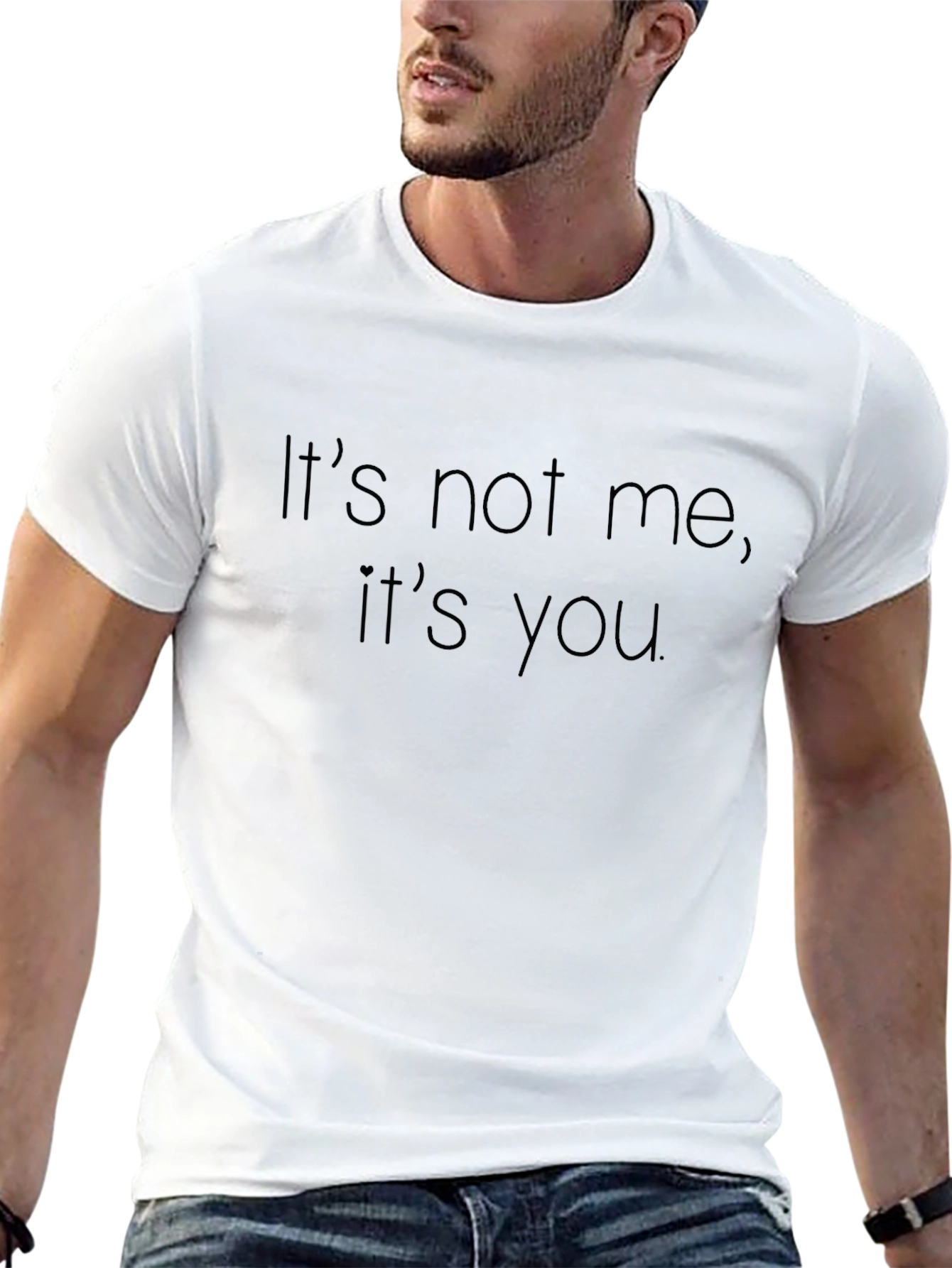Black Its Not Me Its You Graphic Tee