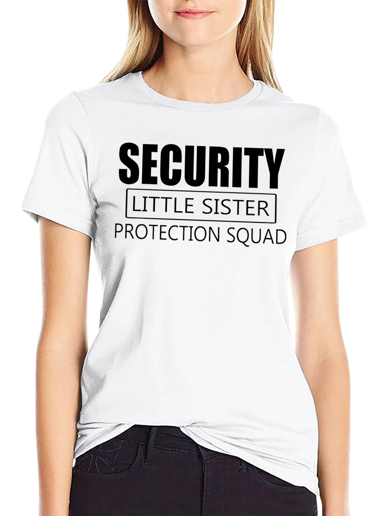 Security Little Sister Protection Squad T-Shirt
