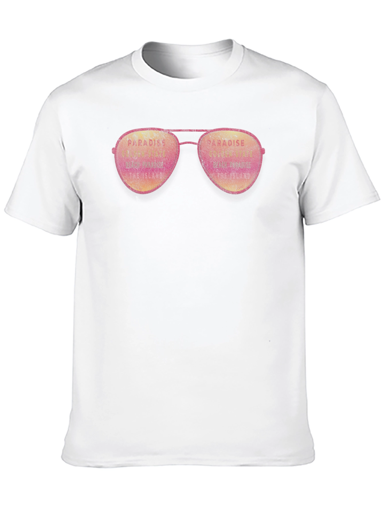 Paradise Island Sunglasses Graphic T-Shirt
