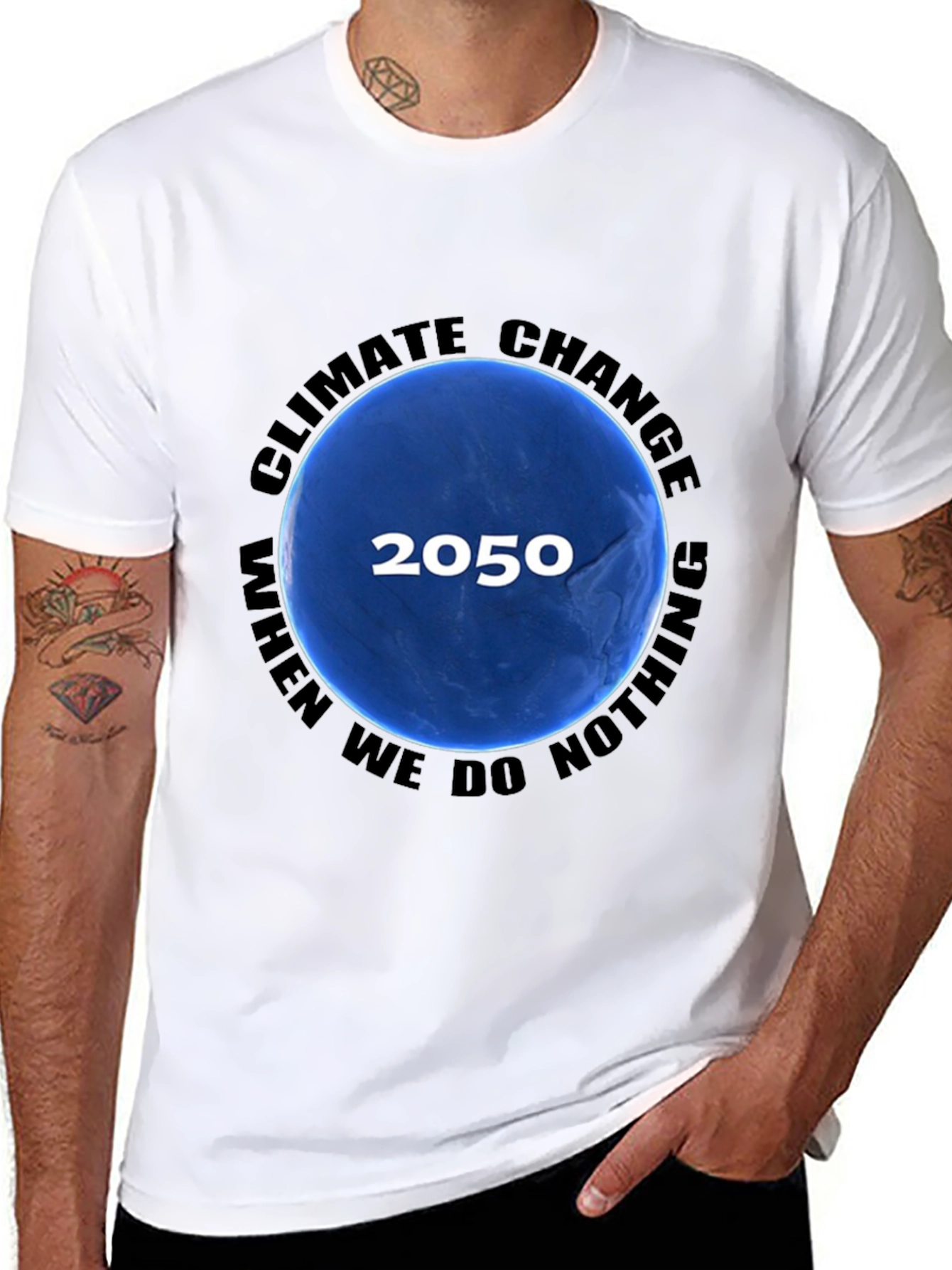 Climate Change 2050 Graphic T-Shirt