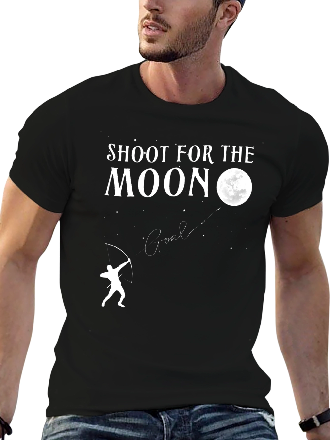 Shoot for the Moon Graphic T-Shirt