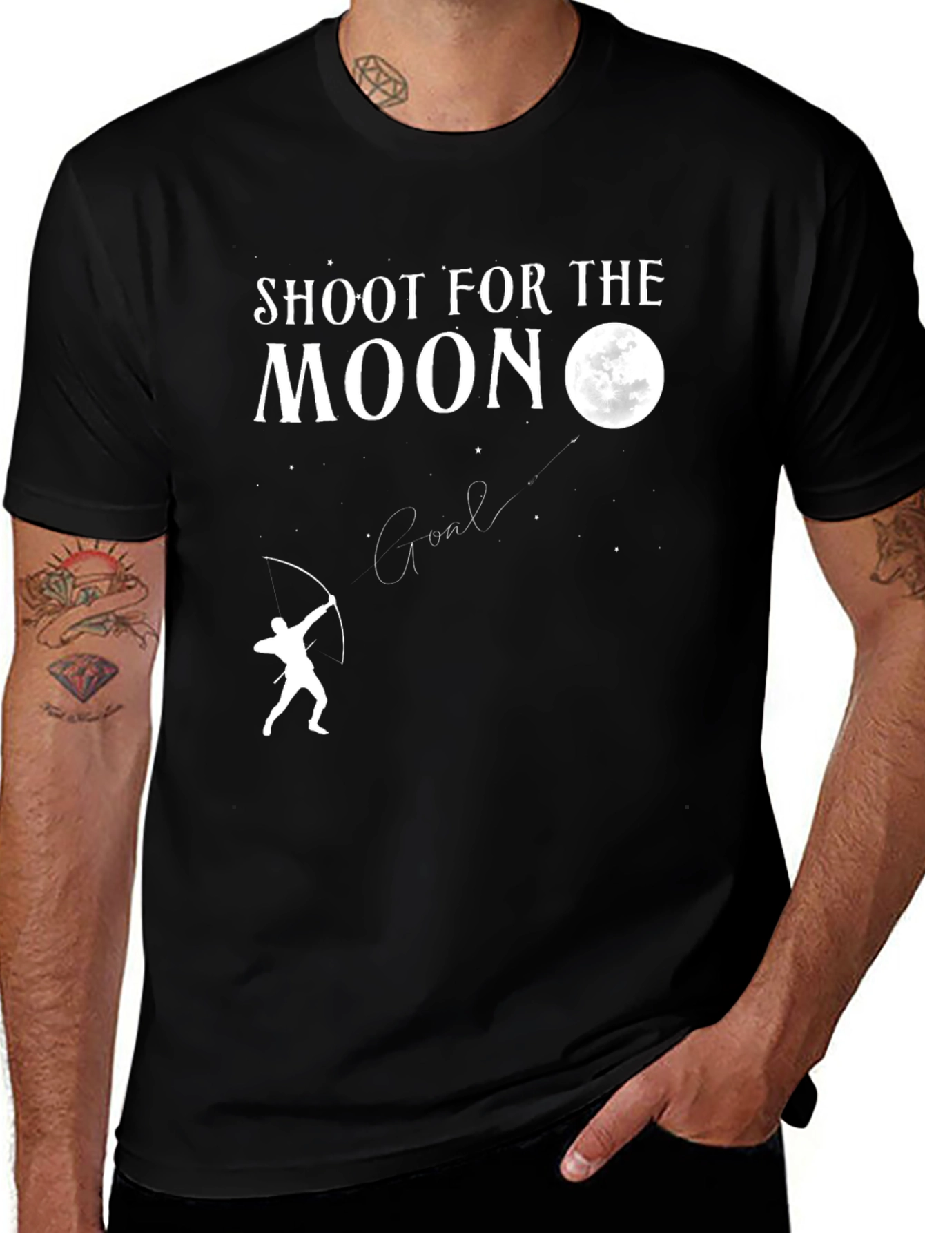 Shoot for the Moon Graphic T-Shirt