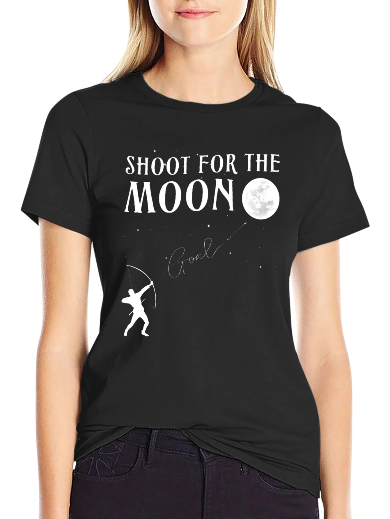 Shoot for the Moon Graphic T-Shirt
