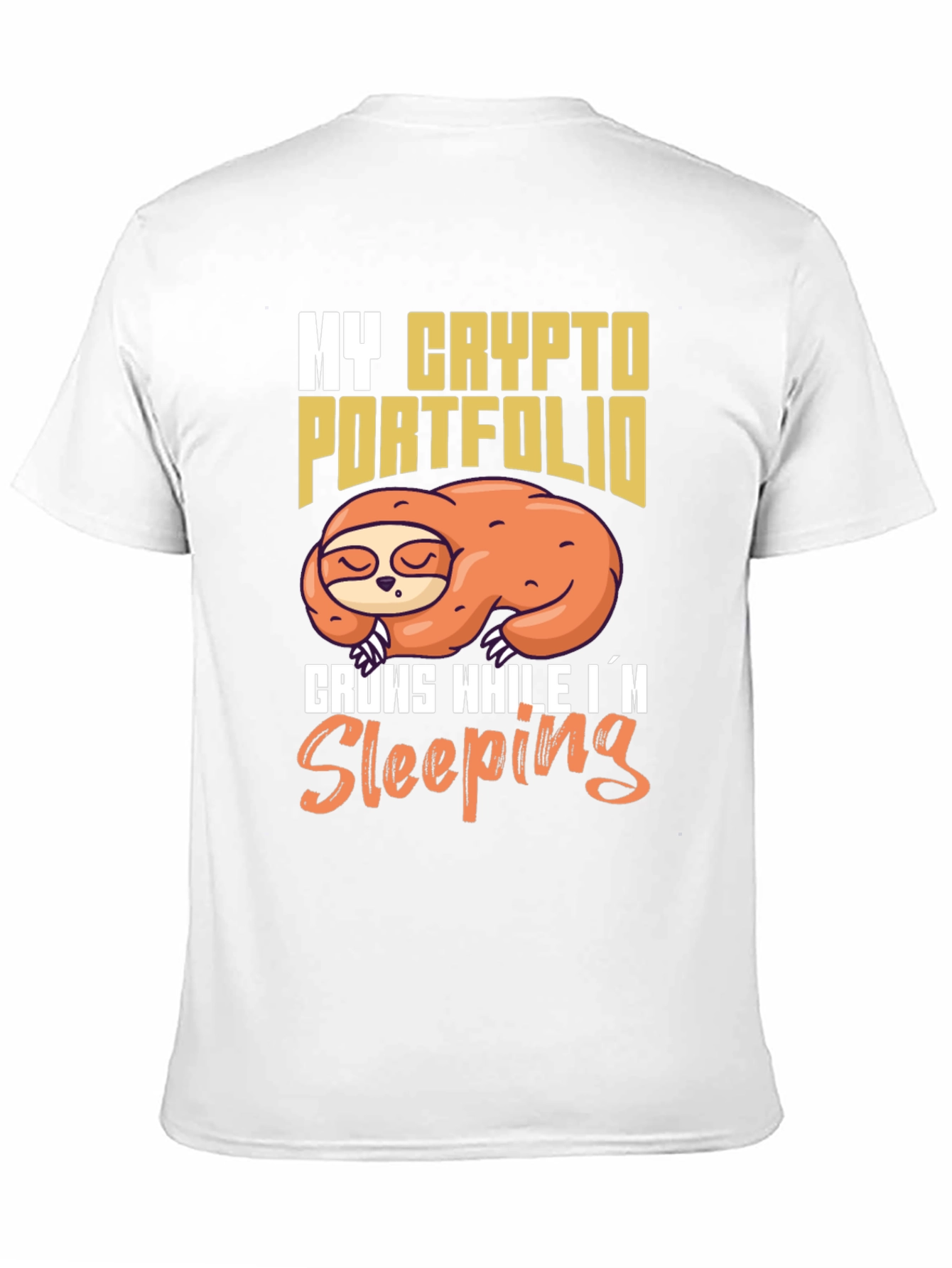 Crypto Portfolio Sloth T-Shirt