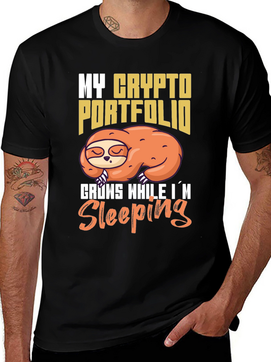 Crypto Portfolio Sloth T-Shirt