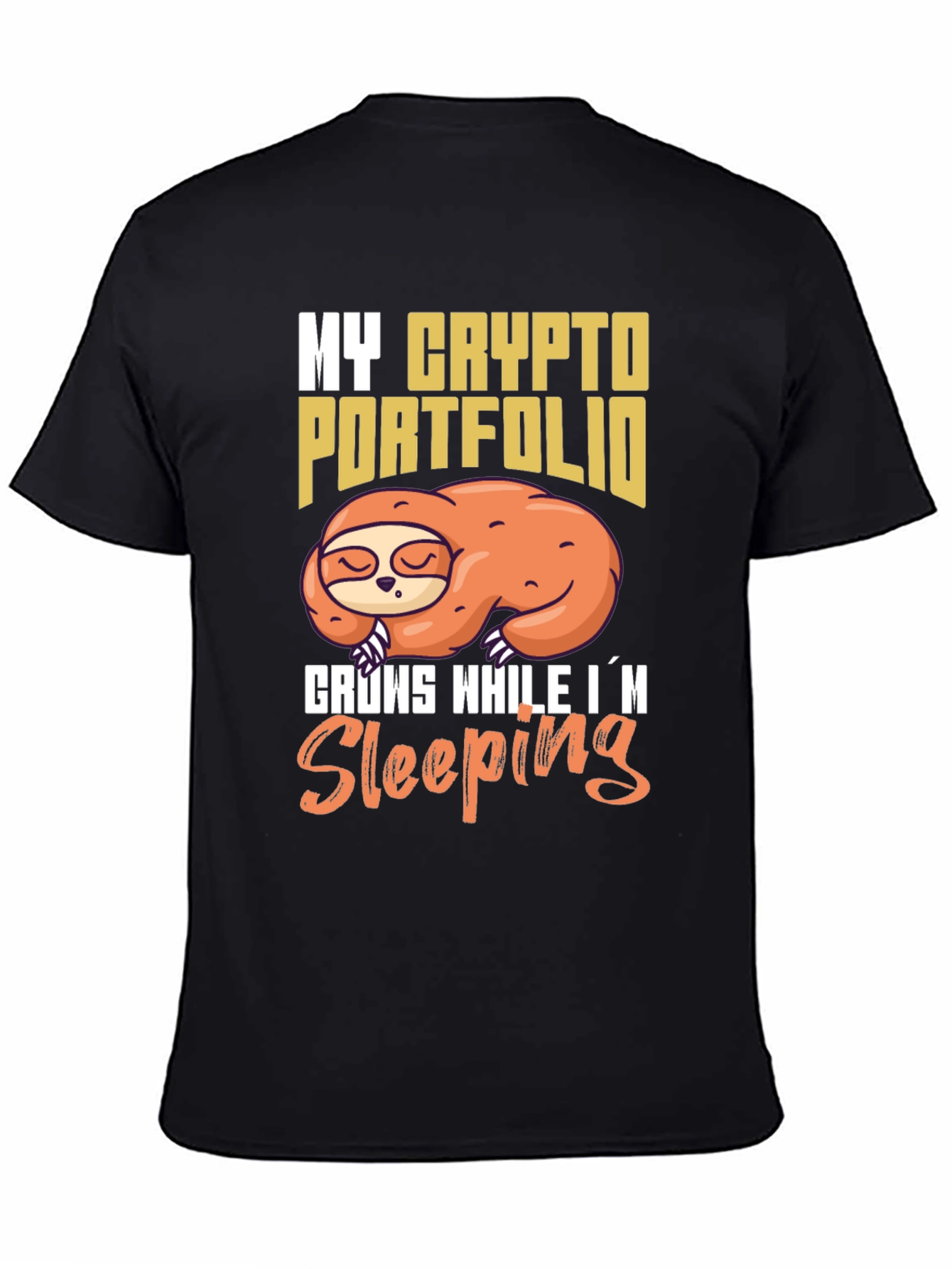 Crypto Portfolio Sloth T-Shirt