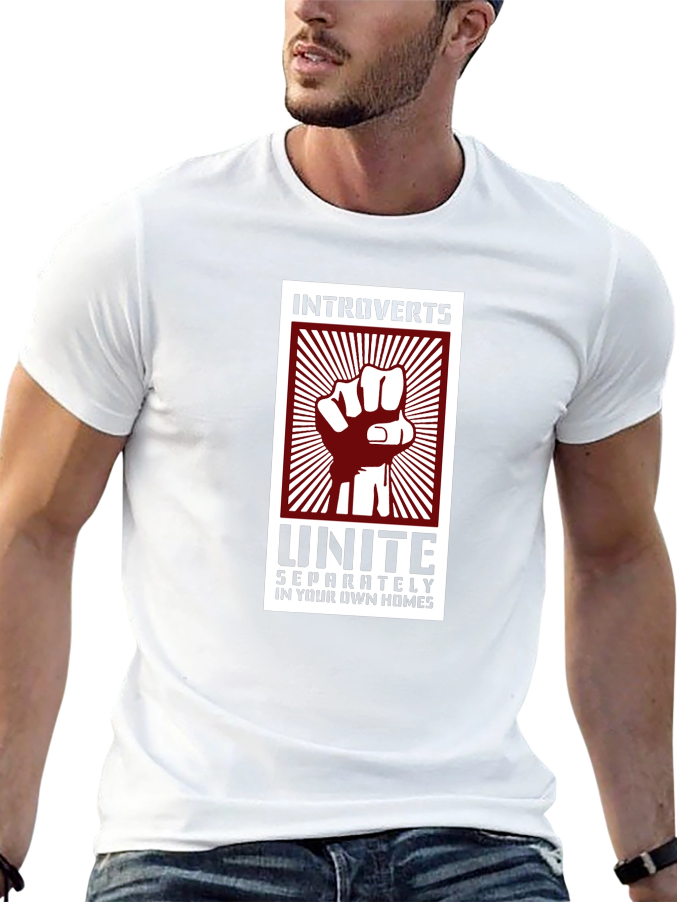 Introverts Unite T-Shirt - Funny Slogan Tee