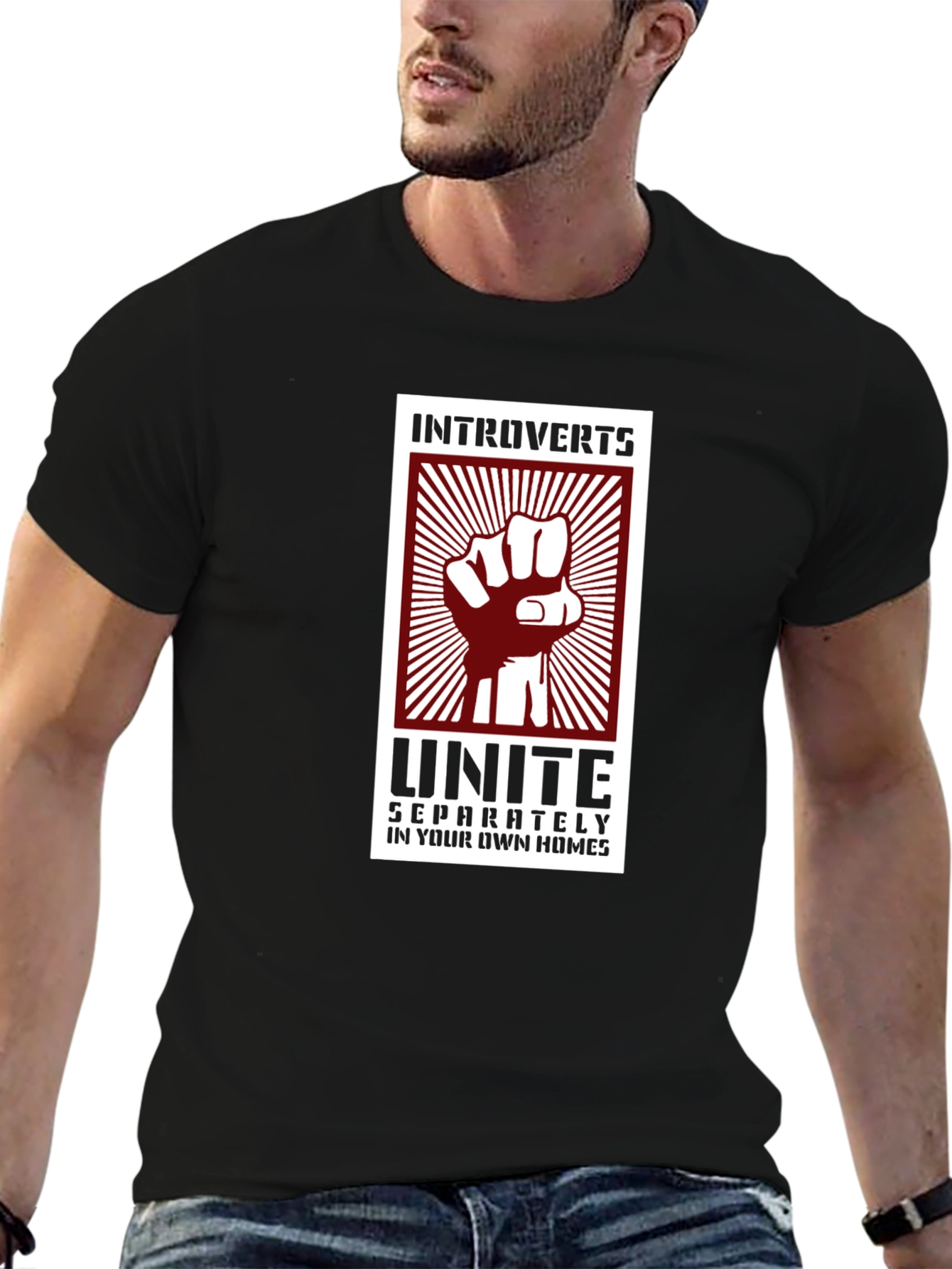 Introverts Unite T-Shirt - Funny Slogan Tee
