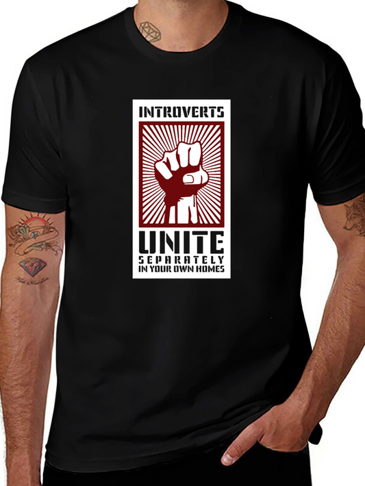 Introverts Unite T-Shirt - Funny Slogan Tee