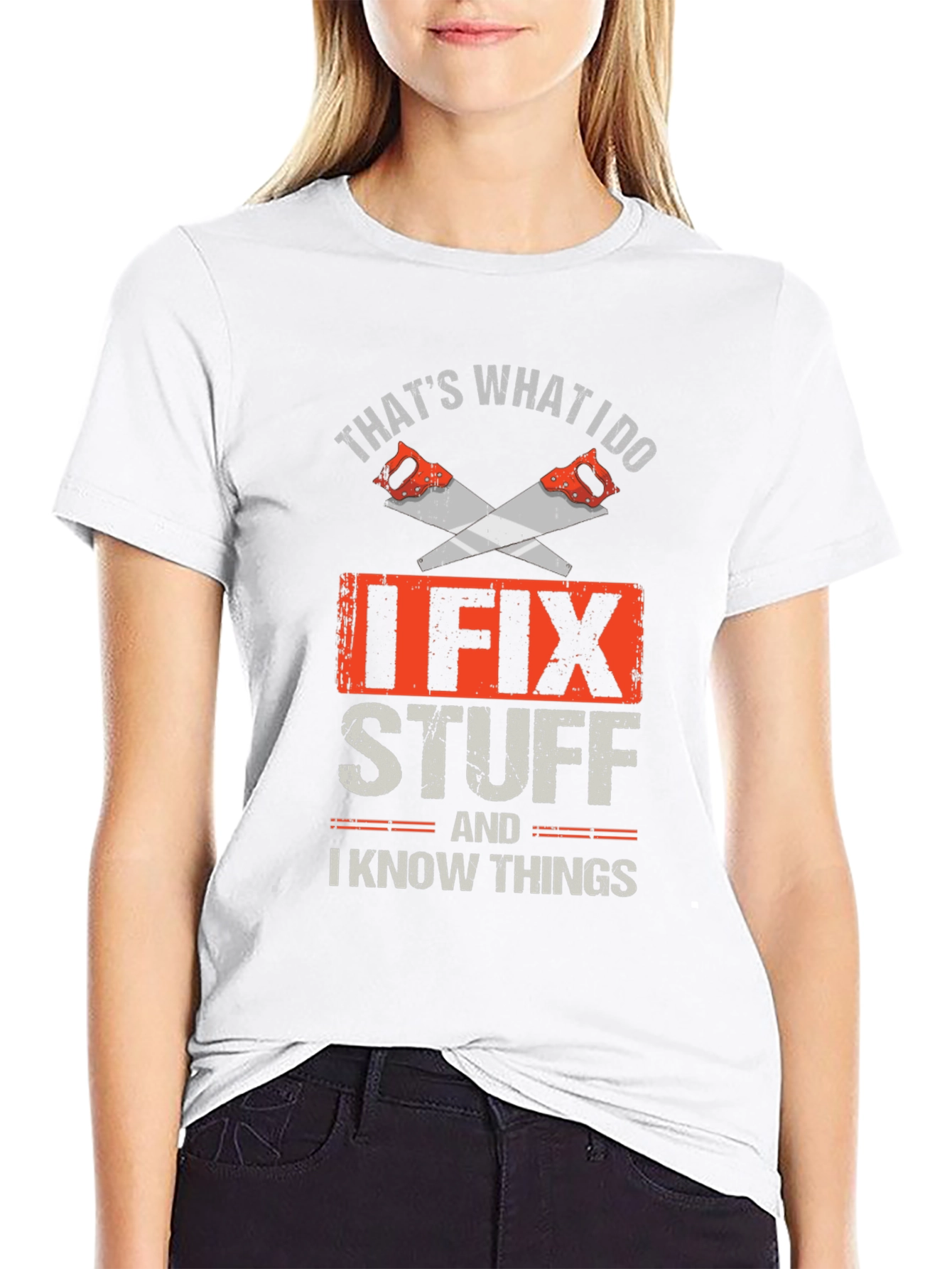 I Fix Stuff T-Shirt - Handyman Gift