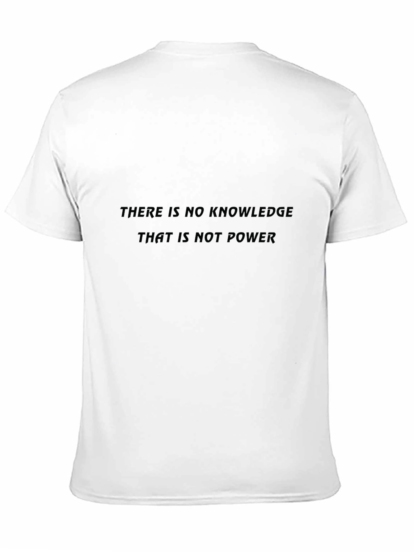 Knowledge is Power T-Shirt - Black