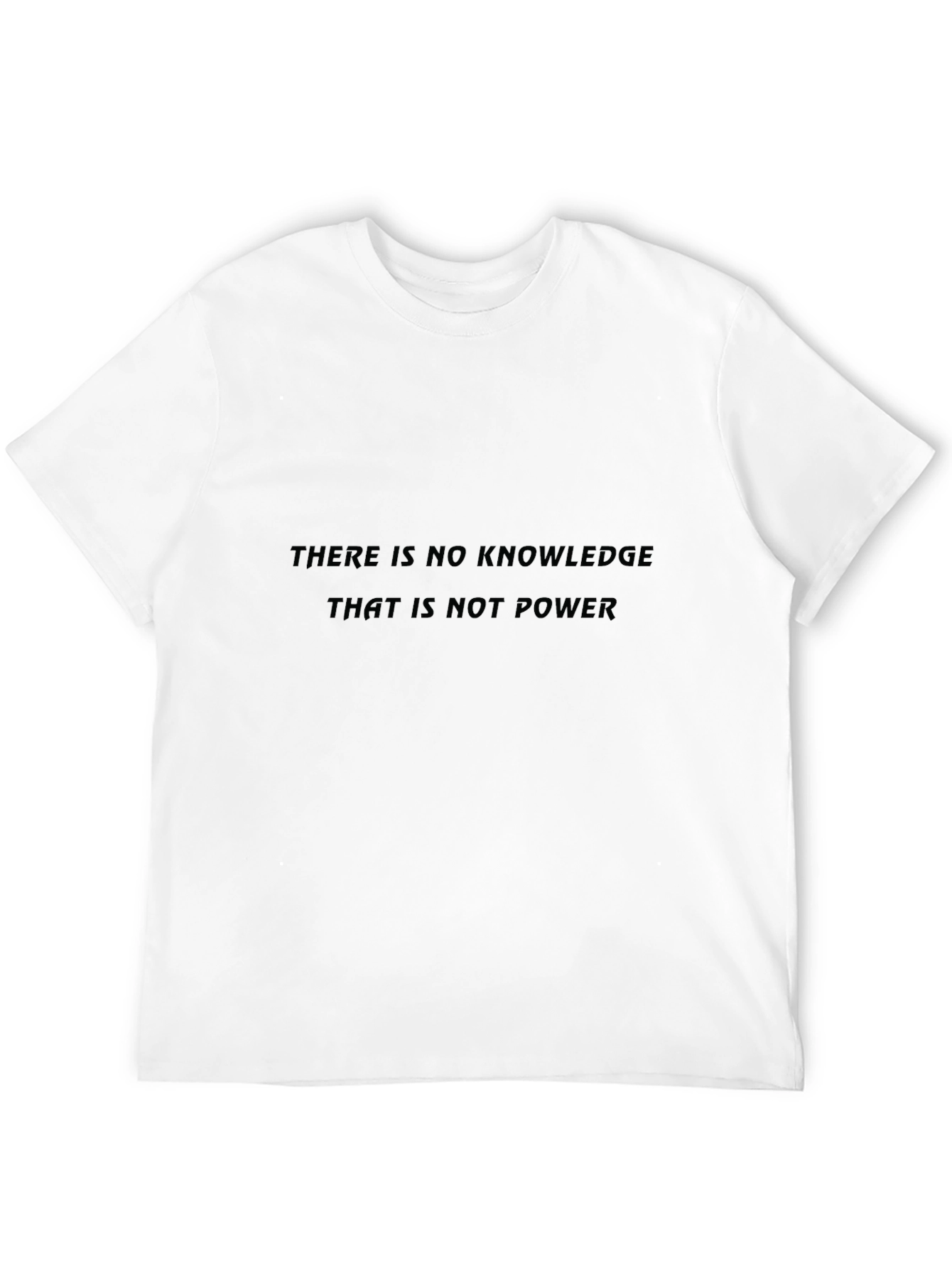 Knowledge is Power T-Shirt - Black