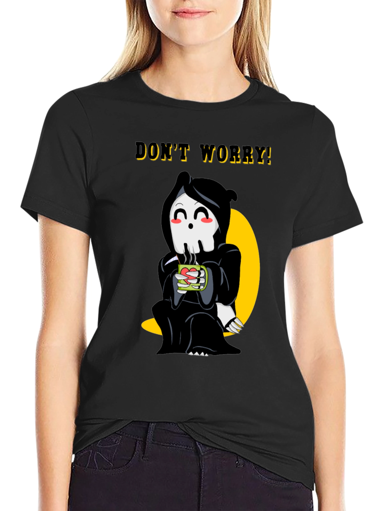 Chill Grim Reaper T-Shirt - Dont Worry