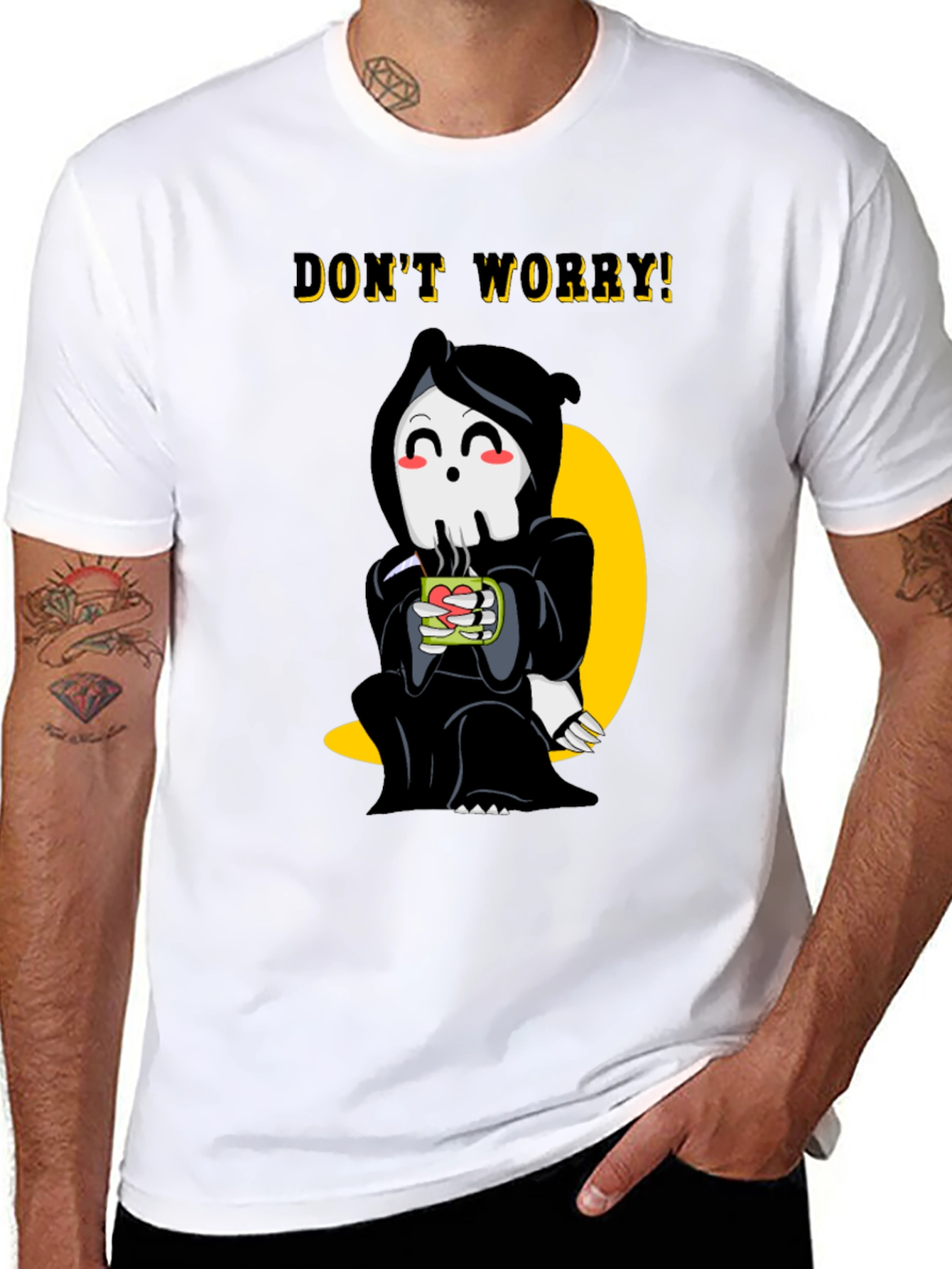 Chill Grim Reaper T-Shirt - Dont Worry