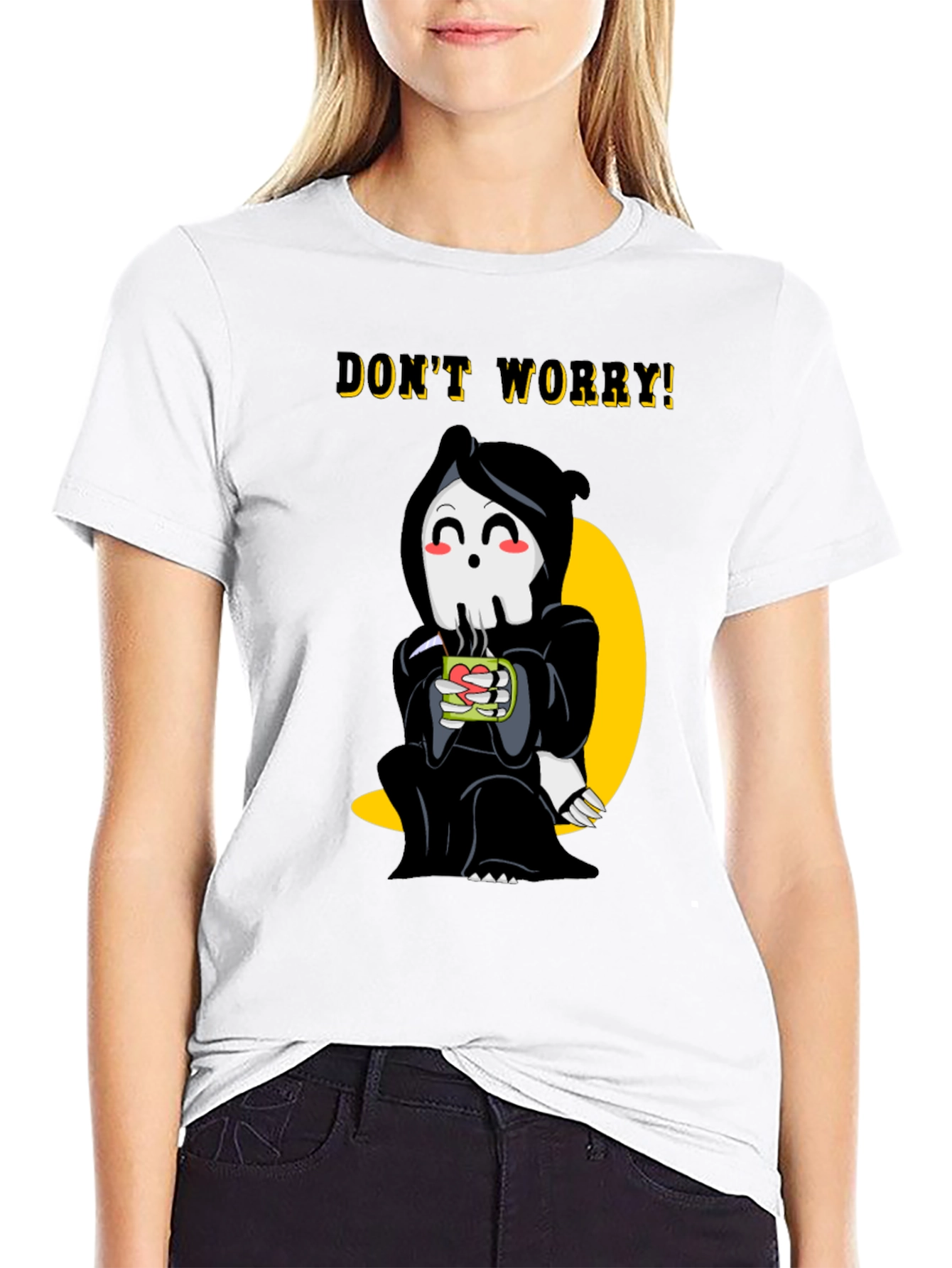 Chill Grim Reaper T-Shirt - Dont Worry