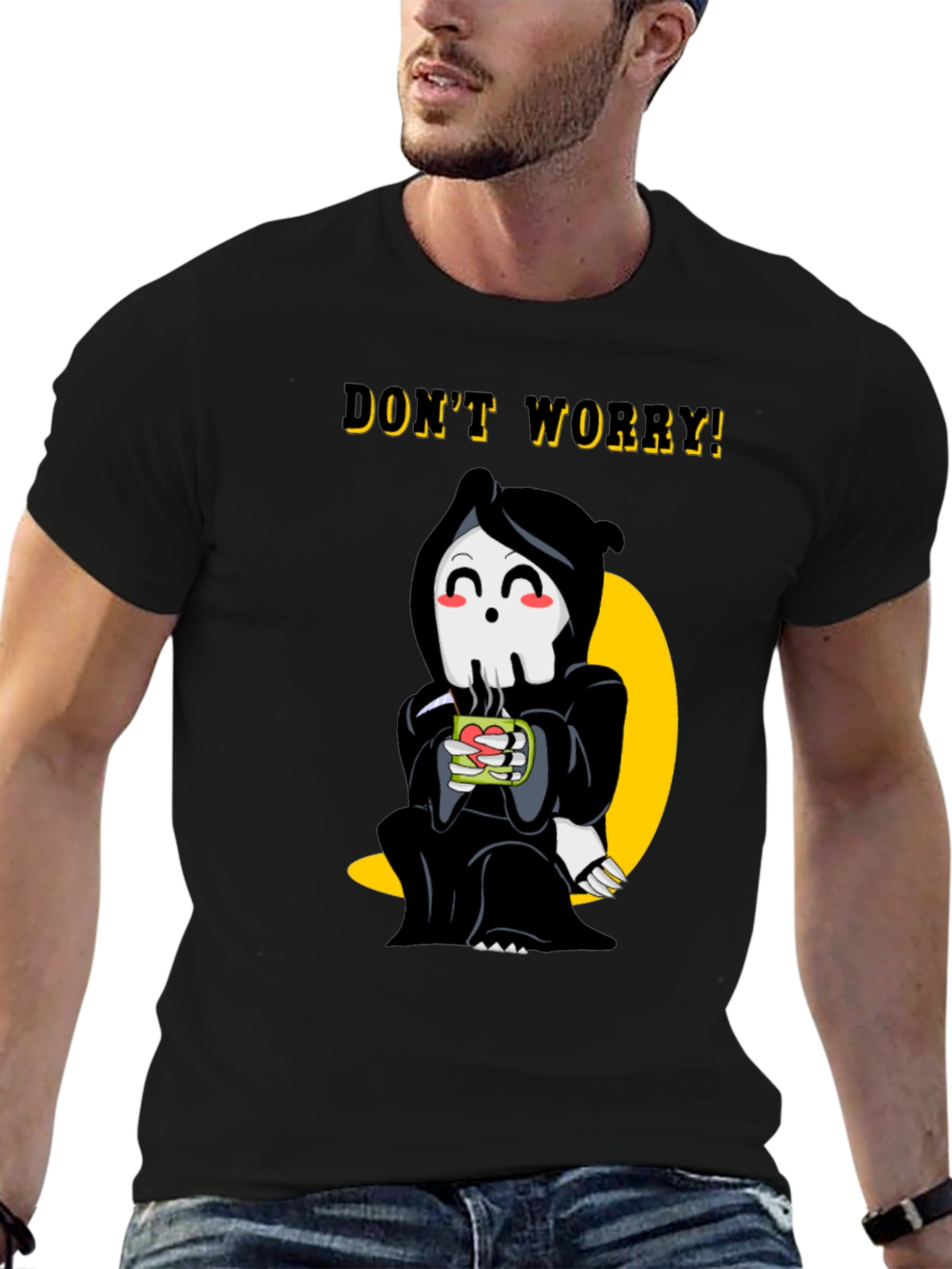 Chill Grim Reaper T-Shirt - Dont Worry