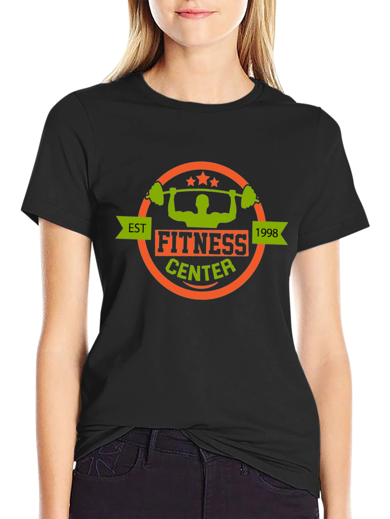 Fitness Center EST 1998 Graphic T-Shirt