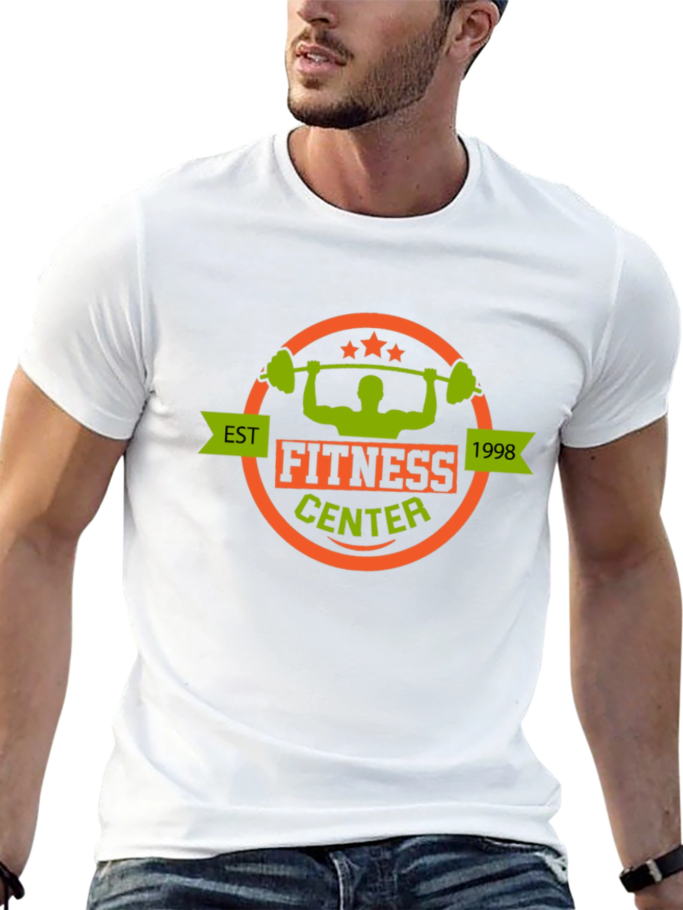 Fitness Center EST 1998 Graphic T-Shirt
