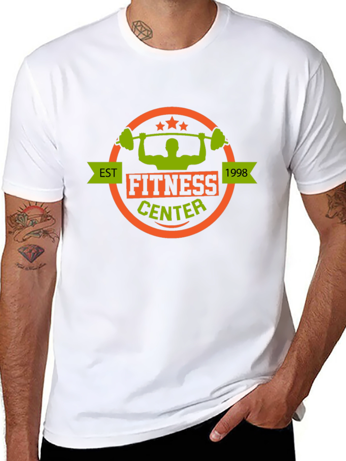 Fitness Center EST 1998 Graphic T-Shirt