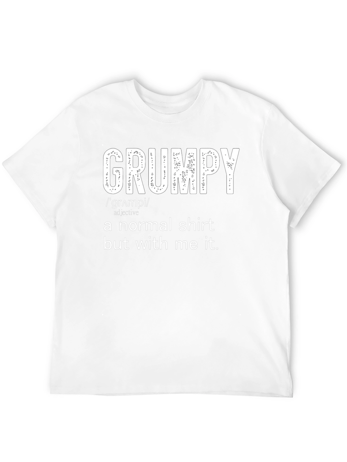 Grumpy Definition T-Shirt - Novelty Tee for Men