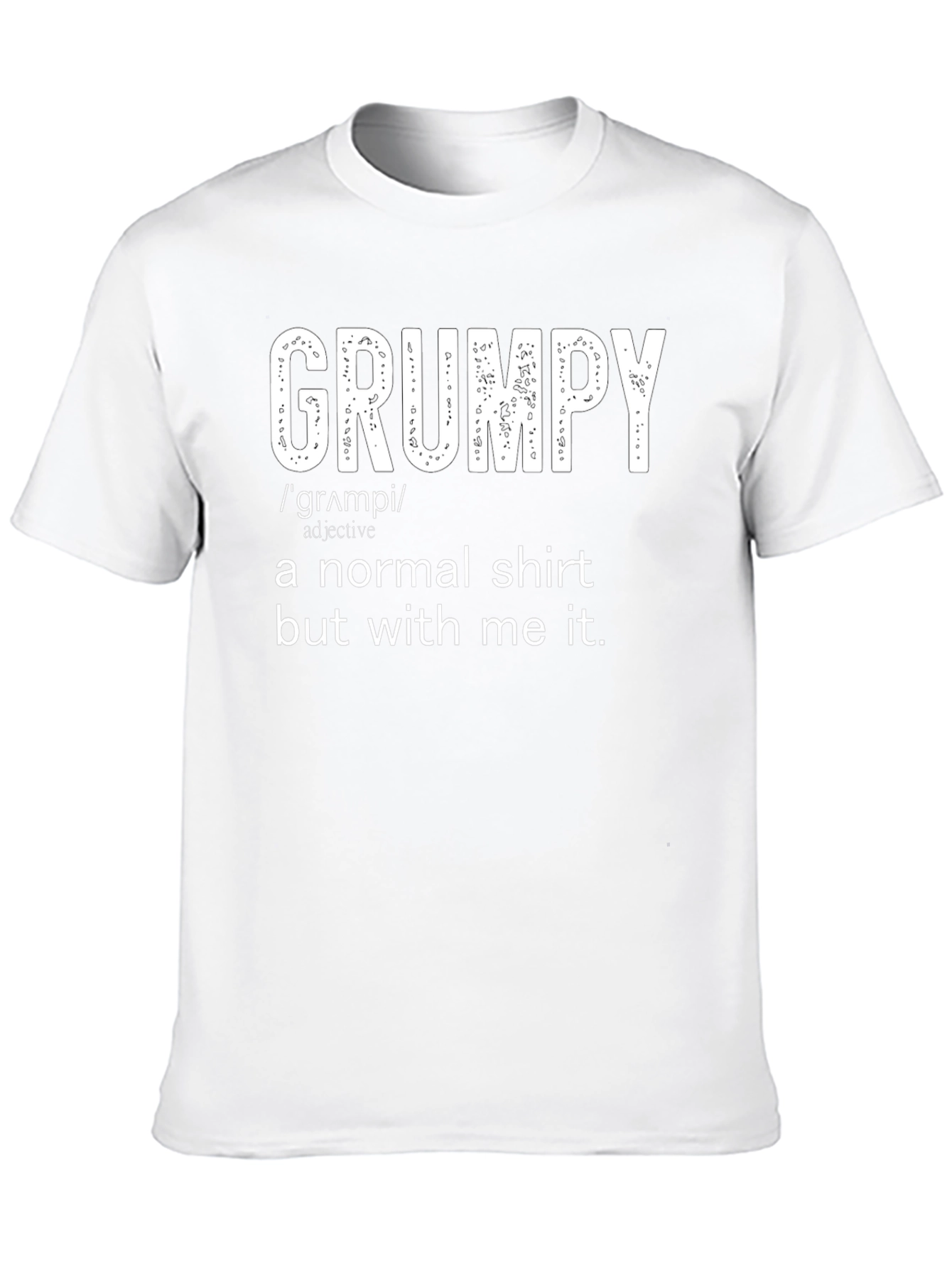 Grumpy Definition T-Shirt - Novelty Tee for Men