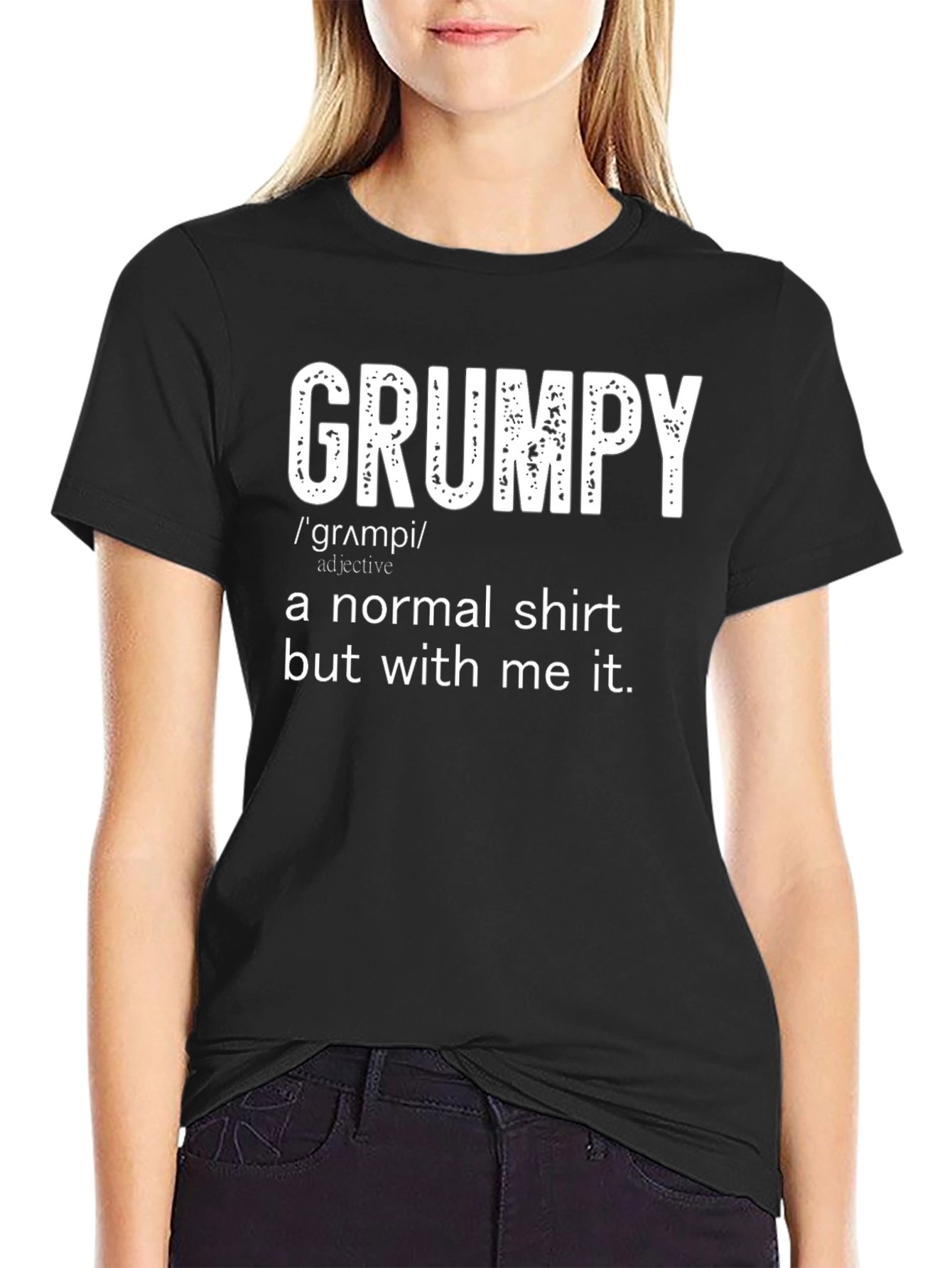Grumpy Definition T-Shirt - Novelty Tee for Men