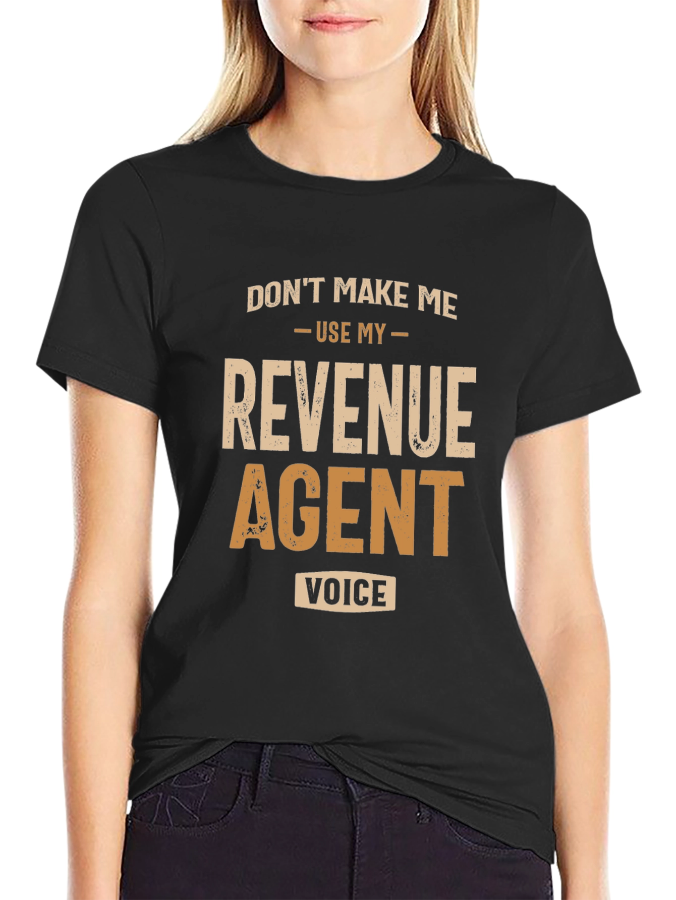Revenue Agent Voice T-Shirt - Funny Novelty Tee