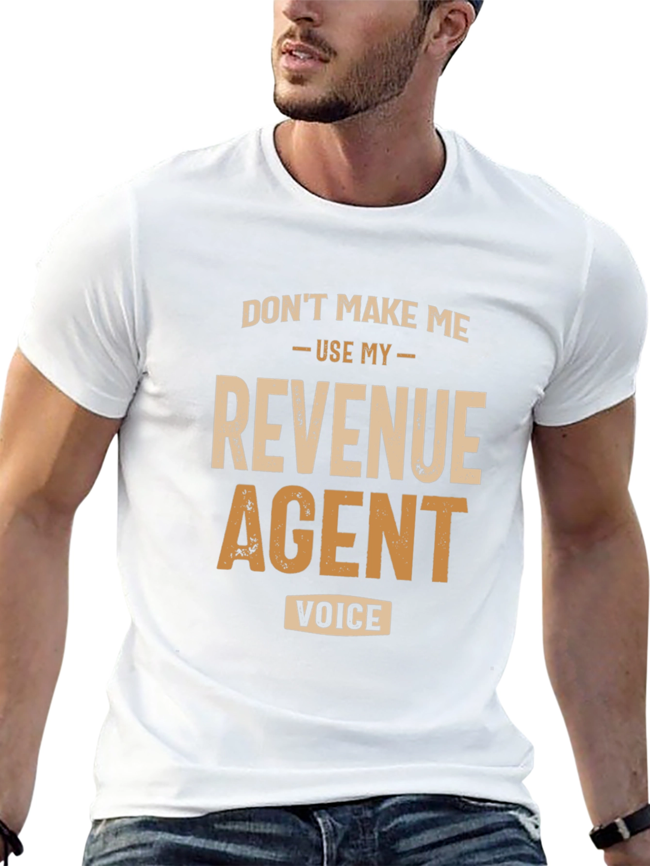 Revenue Agent Voice T-Shirt - Funny Novelty Tee