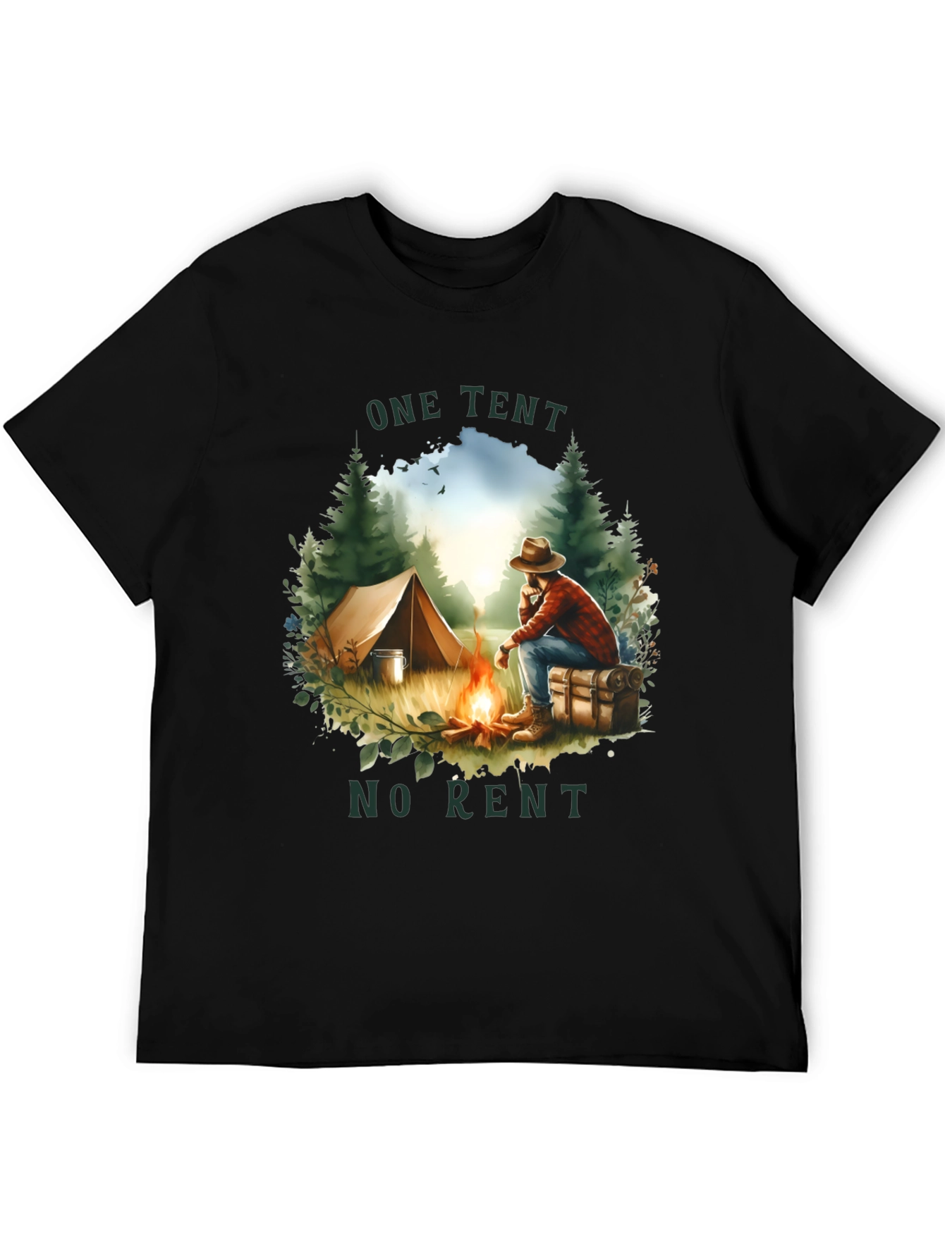One Tent No Rent Graphic Tee