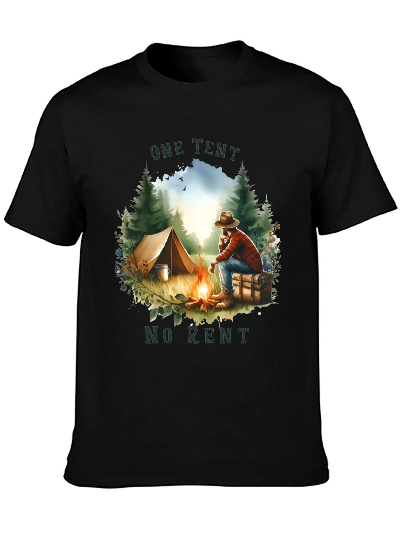 One Tent No Rent Graphic Tee