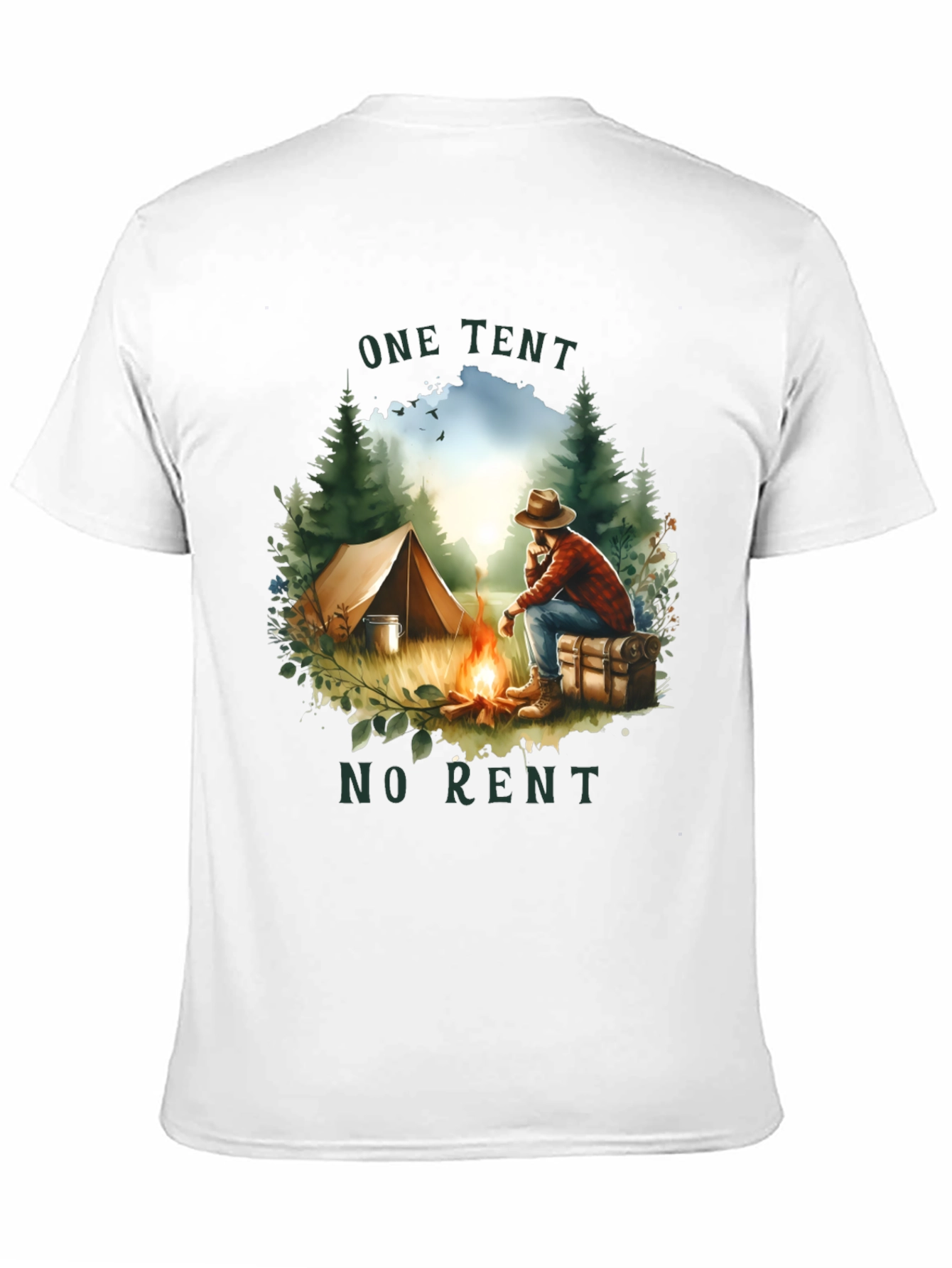One Tent No Rent Graphic Tee