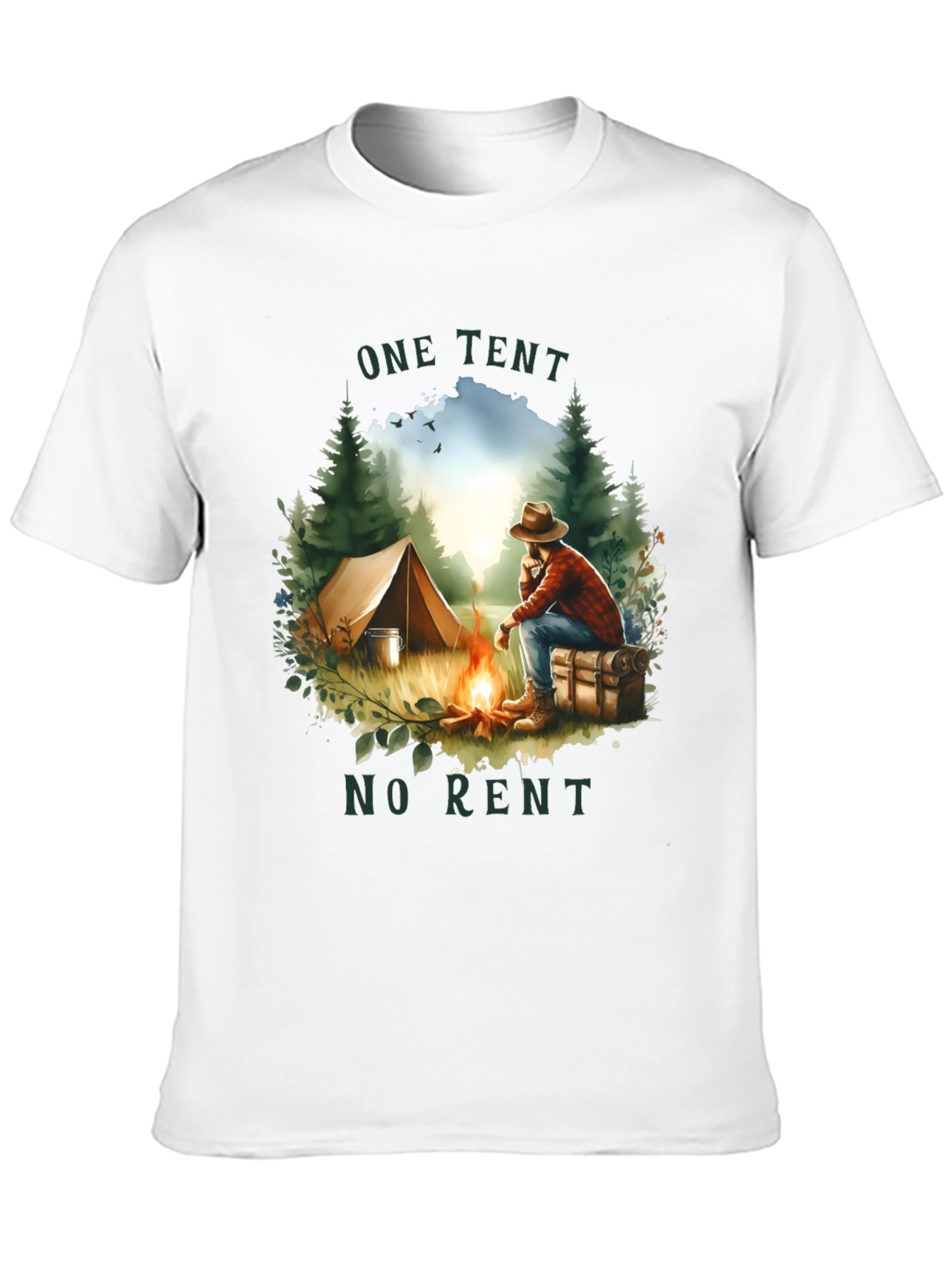 One Tent No Rent Graphic Tee