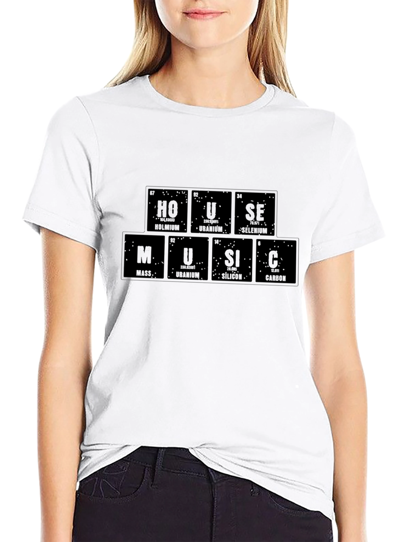 Periodic Table Music Black T-Shirt