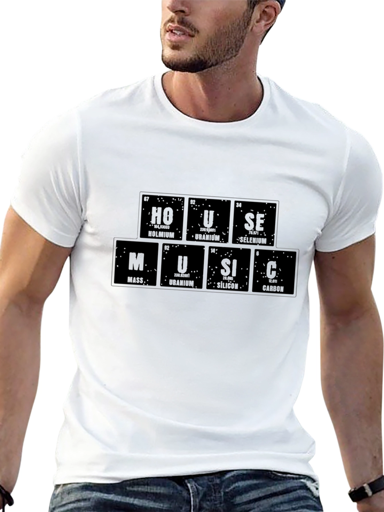 Periodic Table Music Black T-Shirt