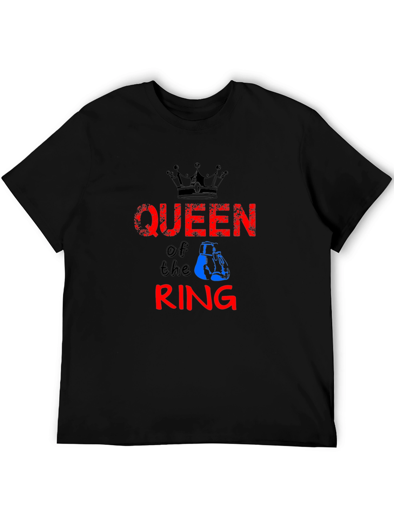 Queen of the Ring Boxing Graphic T-Shirt