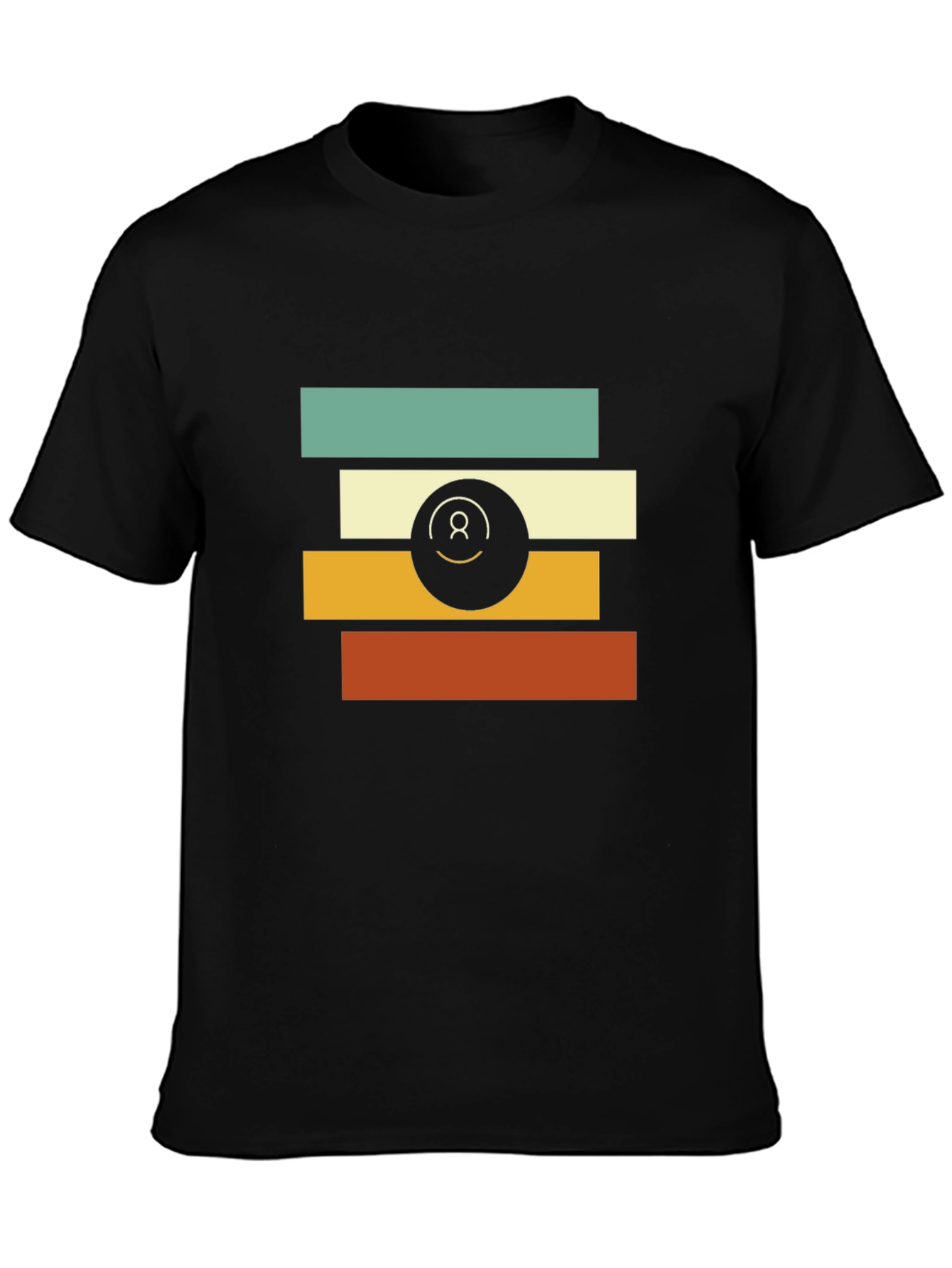 Retro Stripe Graphic Tee - Stylish Casual Wear
