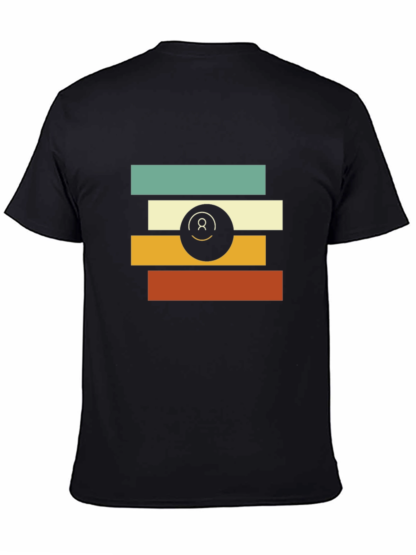 Retro Stripe Graphic Tee - Stylish Casual Wear