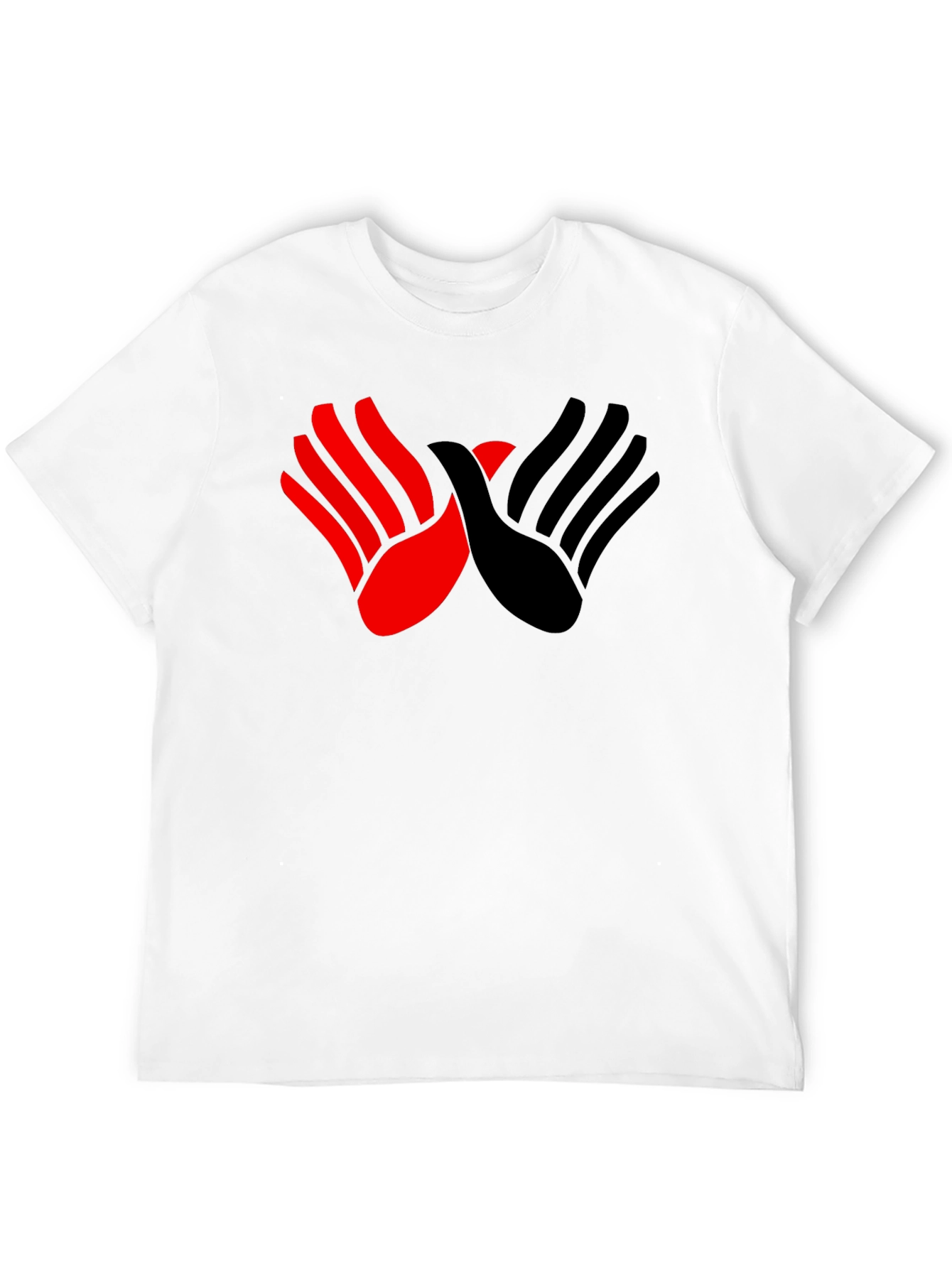 Graphic Tee - Hands Design Black Shirt