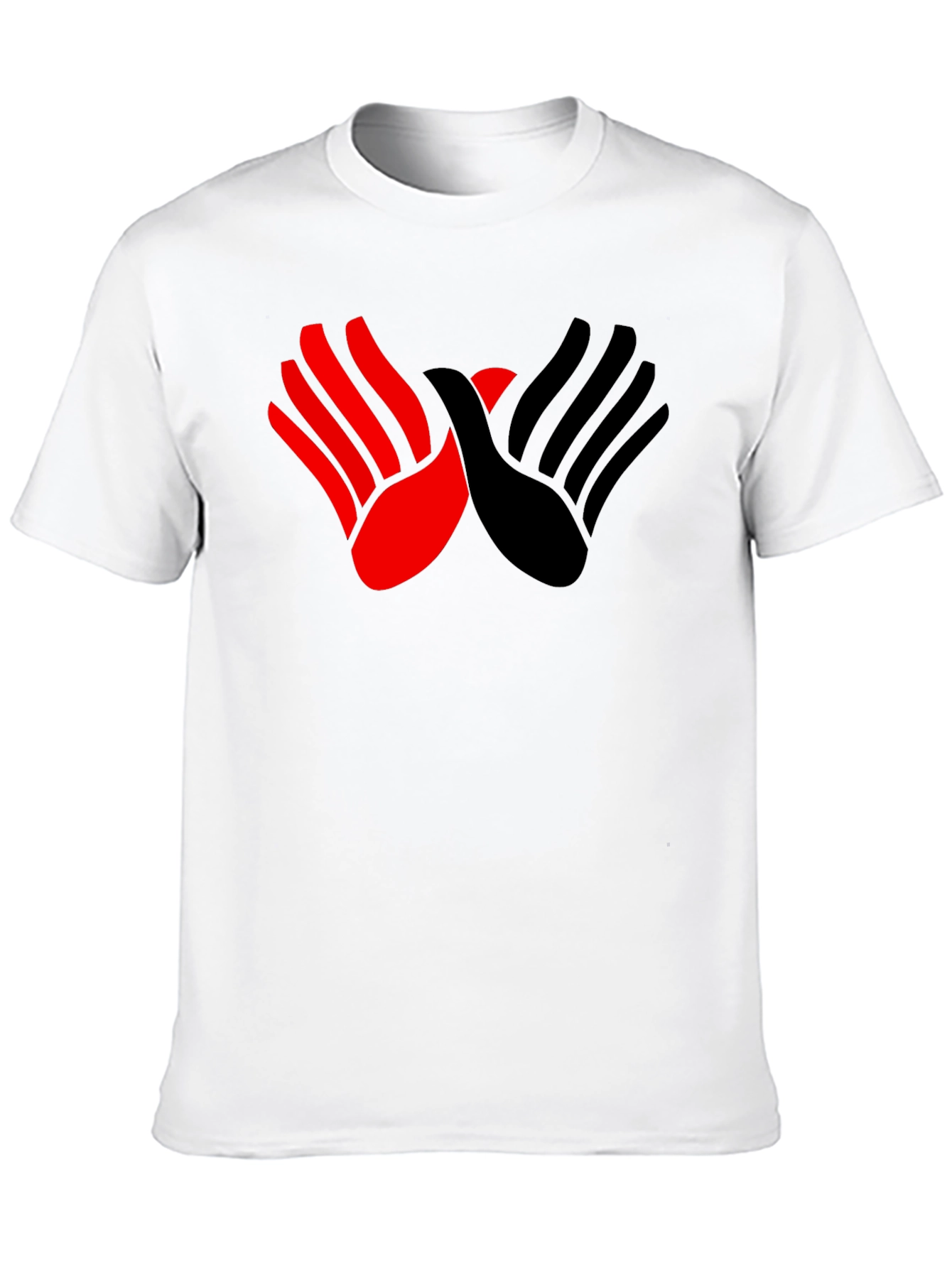 Graphic Tee - Hands Design Black Shirt