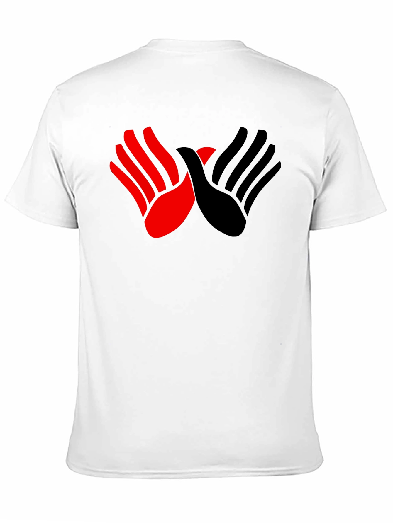 Graphic Tee - Hands Design Black Shirt