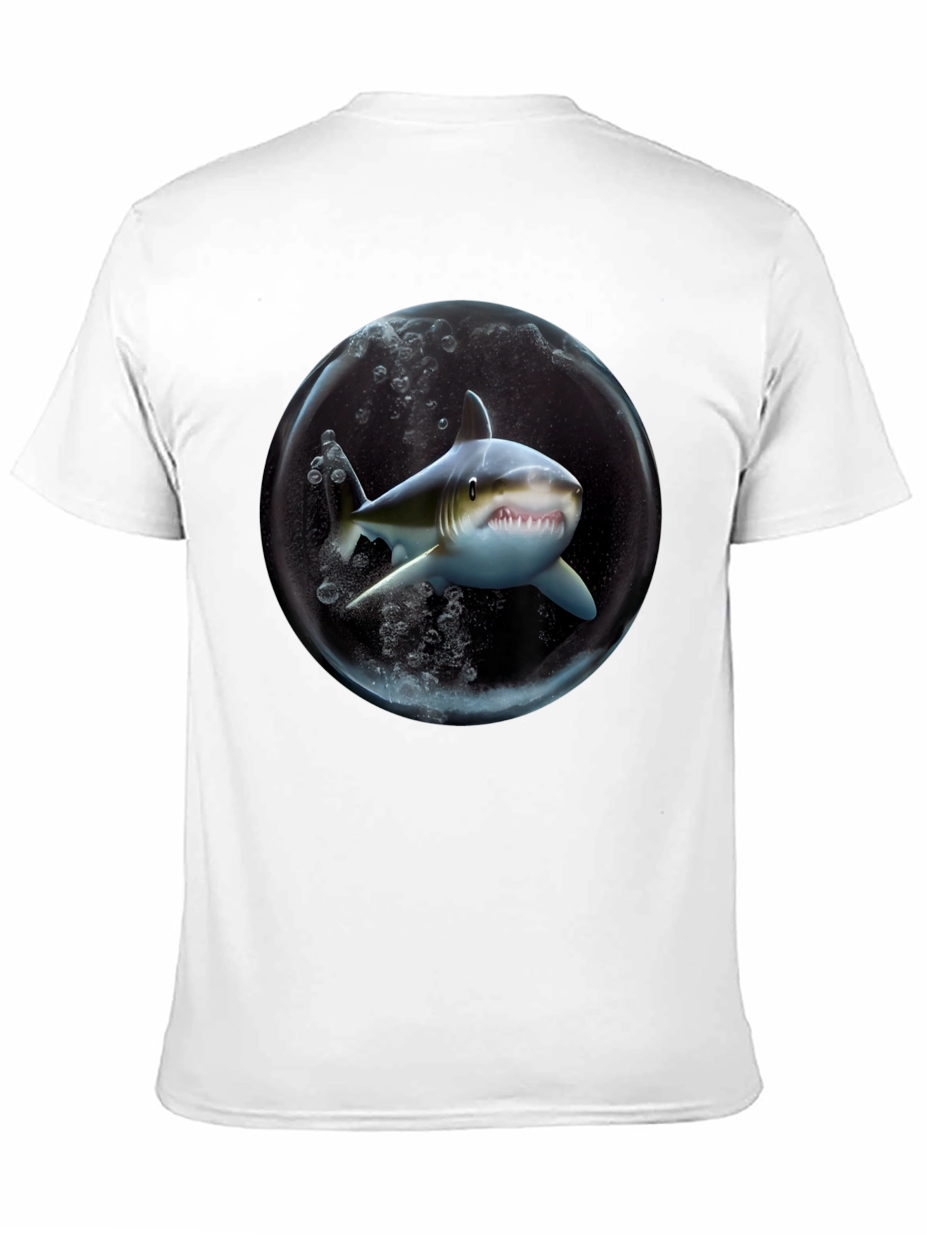 Shark in a Bubble Graphic T-Shirt