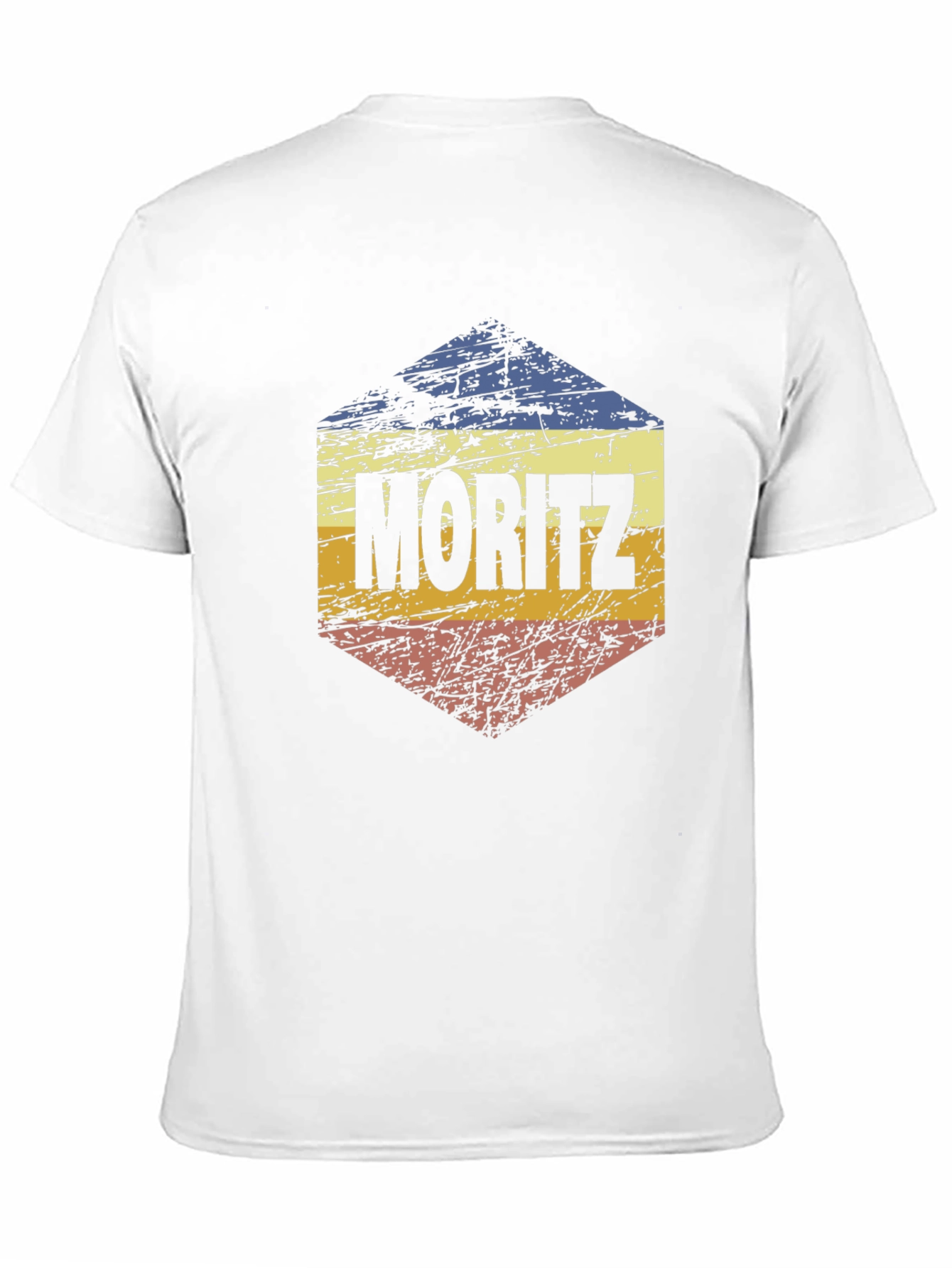 Moritz Retro Hexagon Graphic T-Shirt