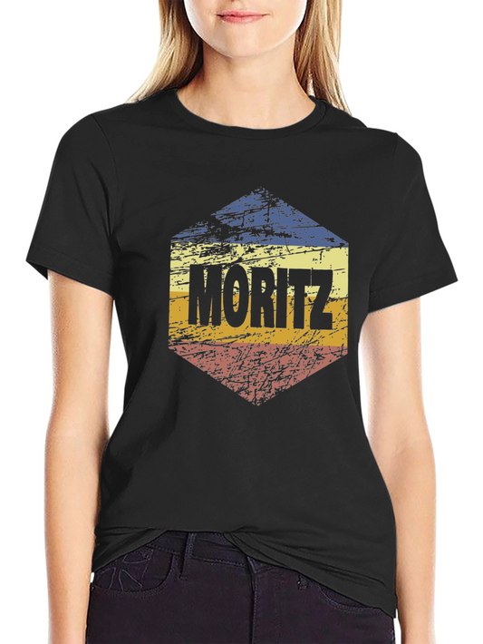 Moritz Retro Hexagon Graphic T-Shirt