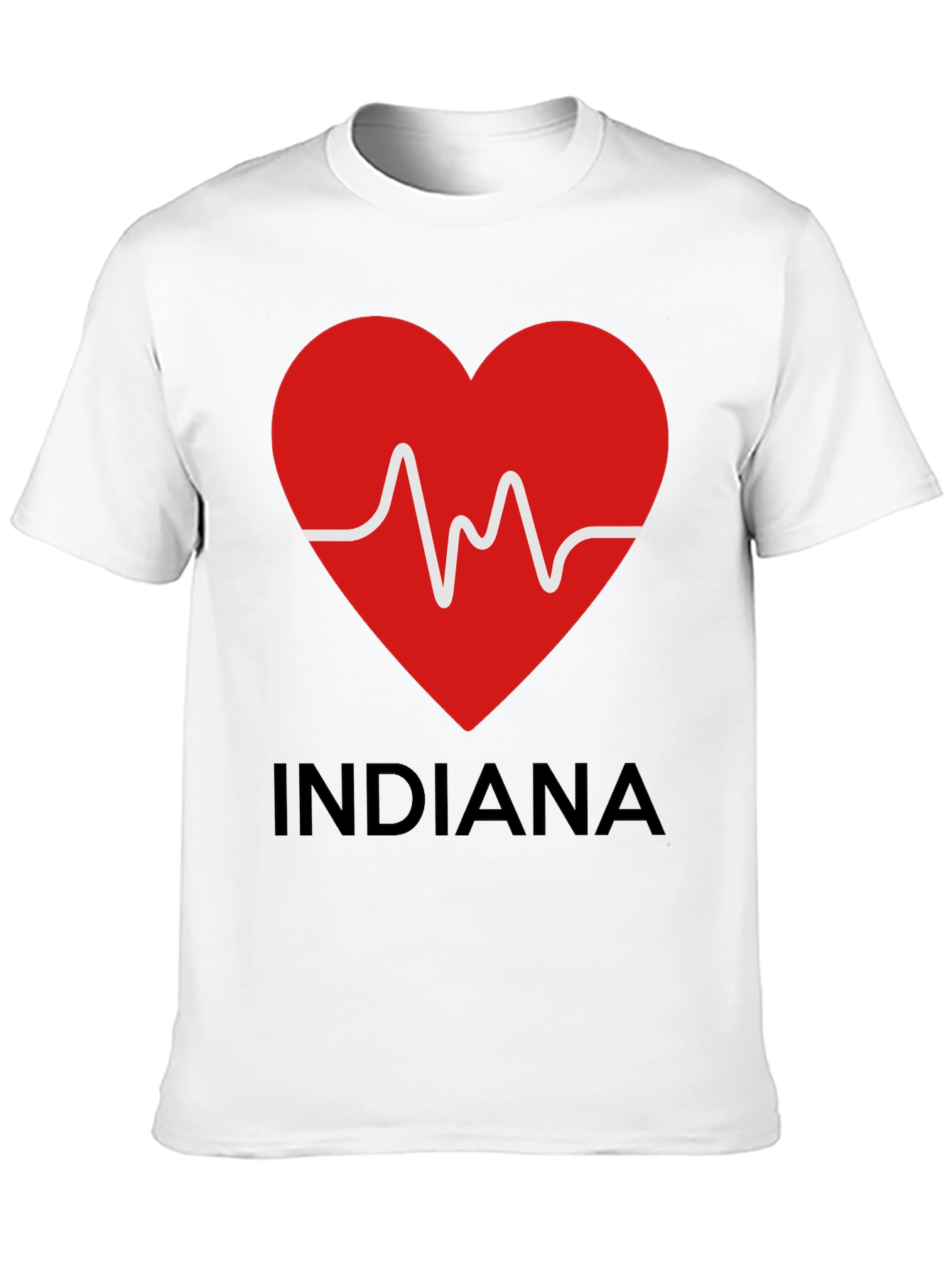Indiana Love Heartbeat Graphic Tee