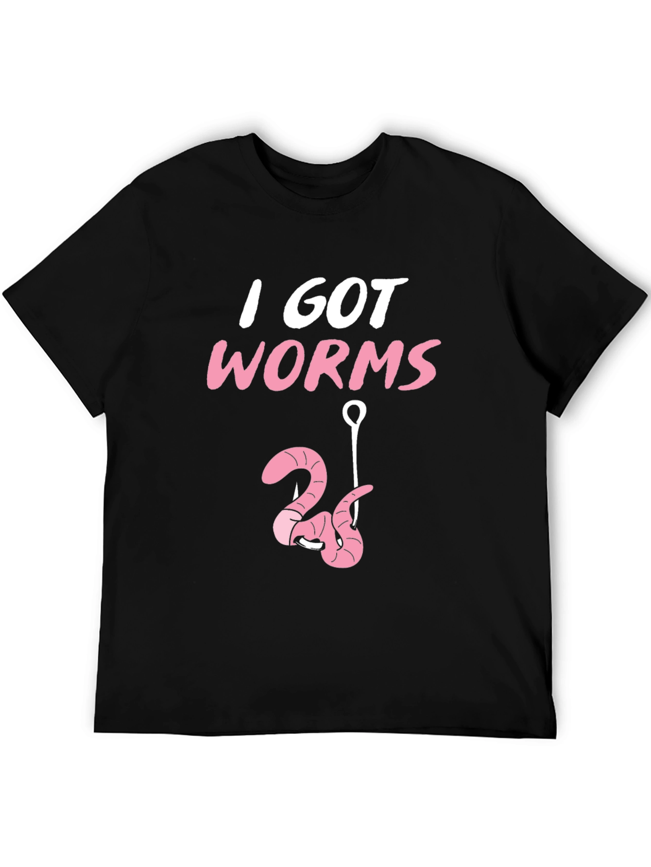 I Got Worms T-Shirt Fishing Tee