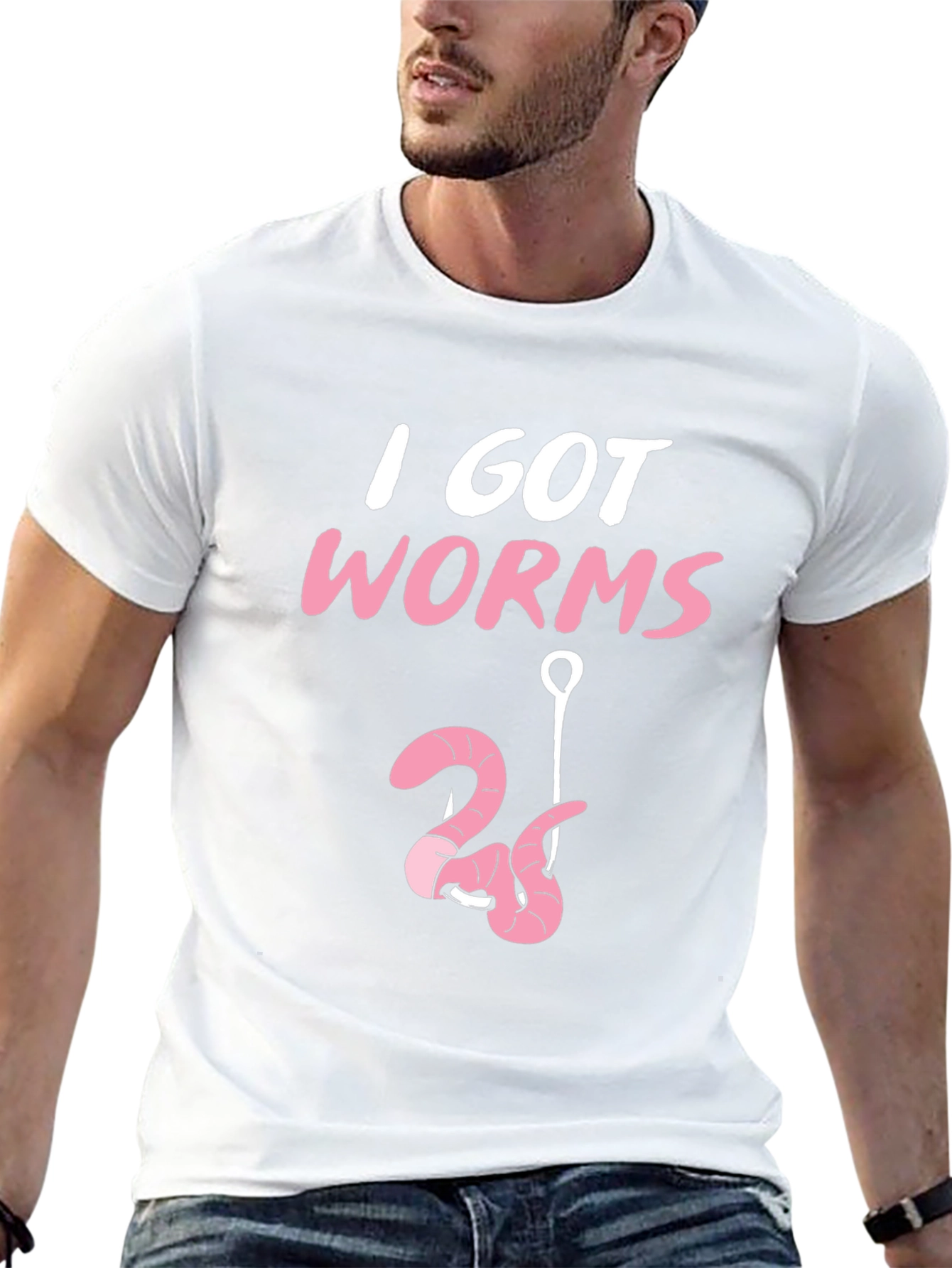 I Got Worms T-Shirt Fishing Tee