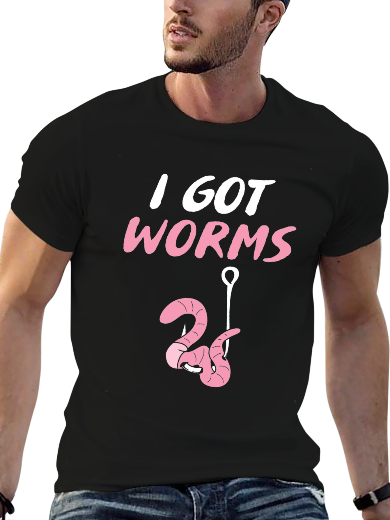 I Got Worms T-Shirt Fishing Tee